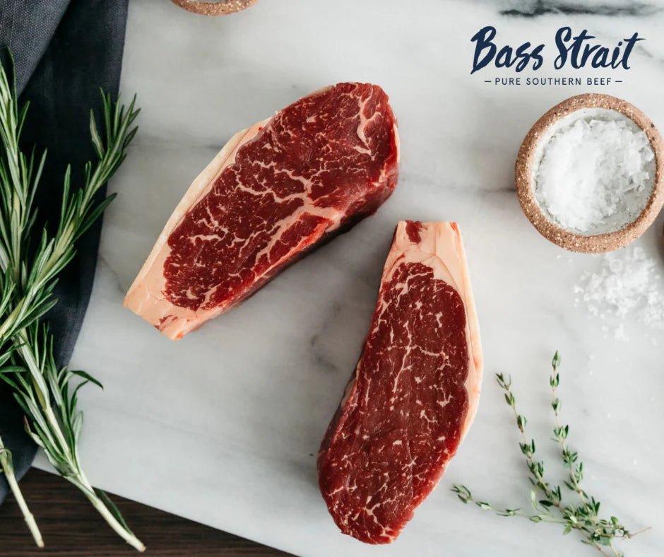 Bass Strait Striploin (Porterhouse) - $30/kg (Grass - Fed) - Carnivore Society