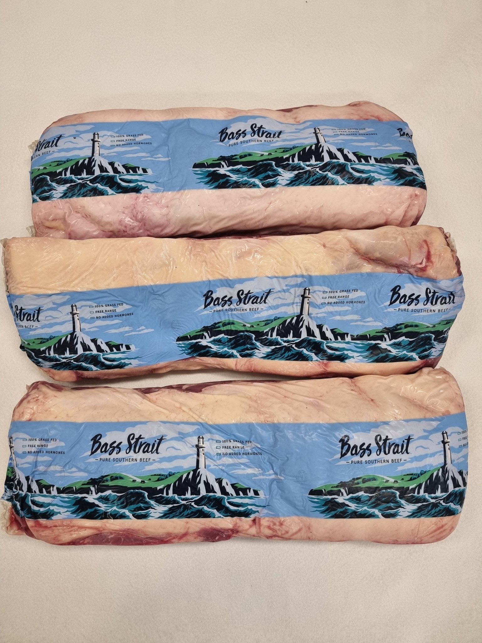 Bass Strait Striploin (Porterhouse) - $30/kg (Grass - Fed) - Carnivore Society