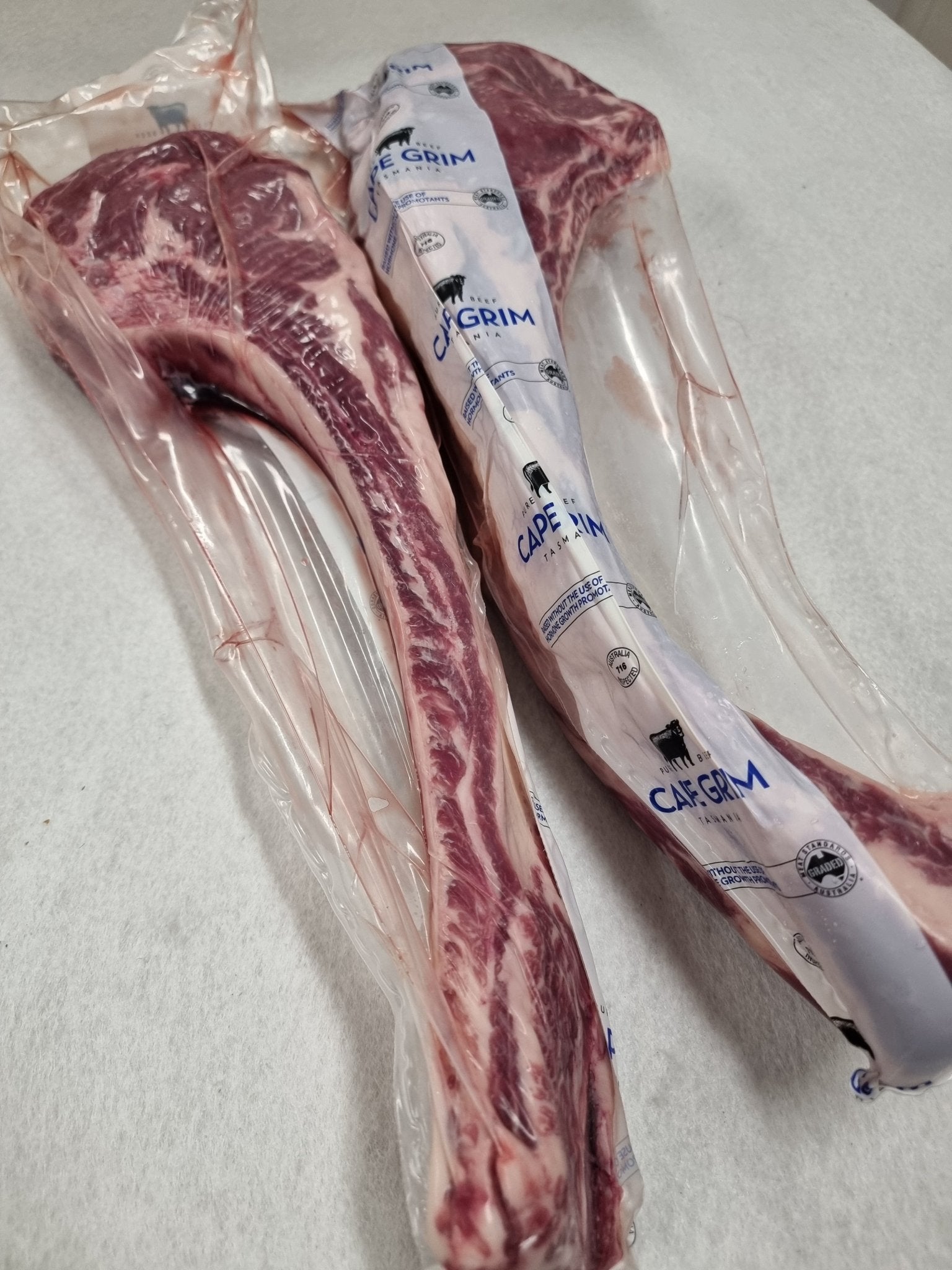 Cape Grim Tomahawk - $48/kg - Tasmania Grass - Fed, Antibiotic, Hormone Free - Carnivore Society