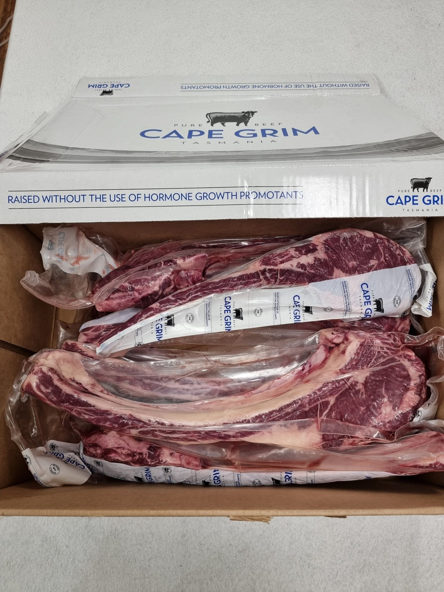 Cape Grim Tomahawk - $48/kg - Tasmania Grass - Fed, Antibiotic, Hormone Free - Carnivore Society