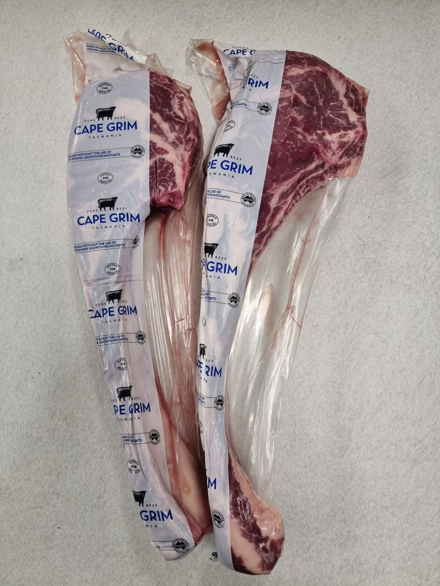 Cape Grim Tomahawk - $48/kg - Tasmania Grass - Fed, Antibiotic, Hormone Free - Carnivore Society