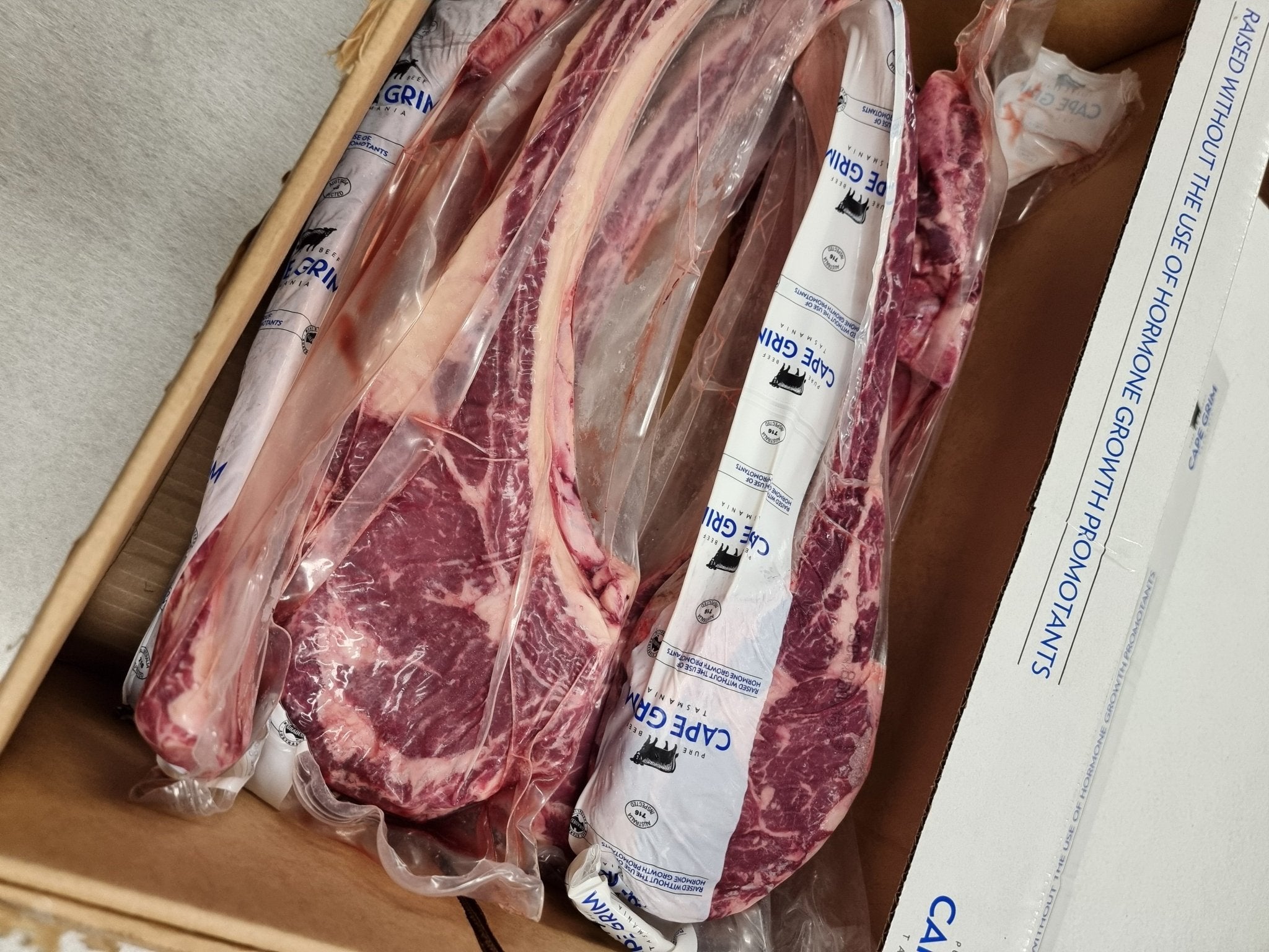 Cape Grim Tomahawk - $48/kg - Tasmania Grass - Fed, Antibiotic, Hormone Free - Carnivore Society