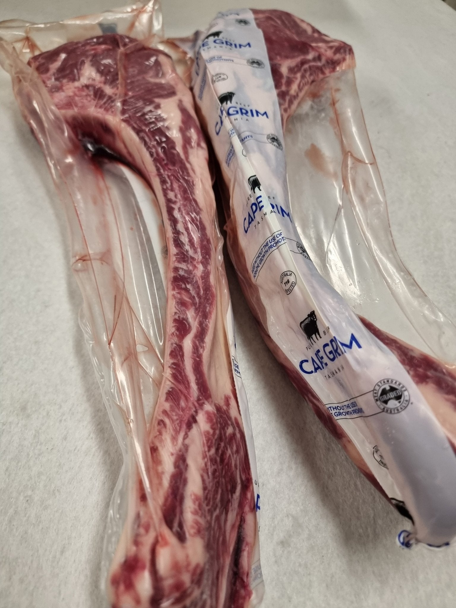 Cape Grim Tomahawk - $48/kg - Tasmania Grass - Fed, Antibiotic, Hormone Free - Carnivore Society