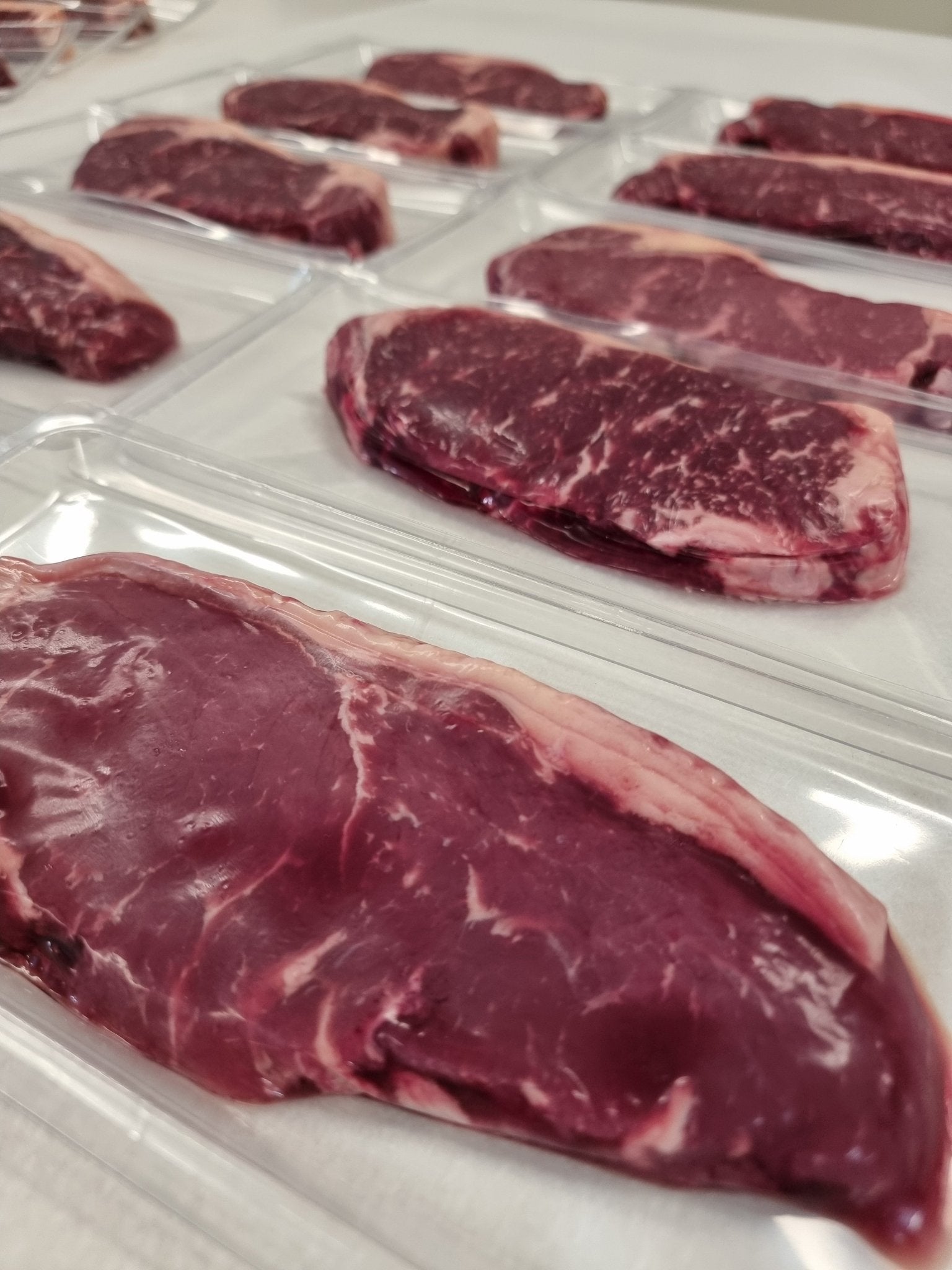 Edgars Striploin Porterhouse - $28/kg (100% Australian) - Pre Cut Individually Cryovaced - Carnivore Society