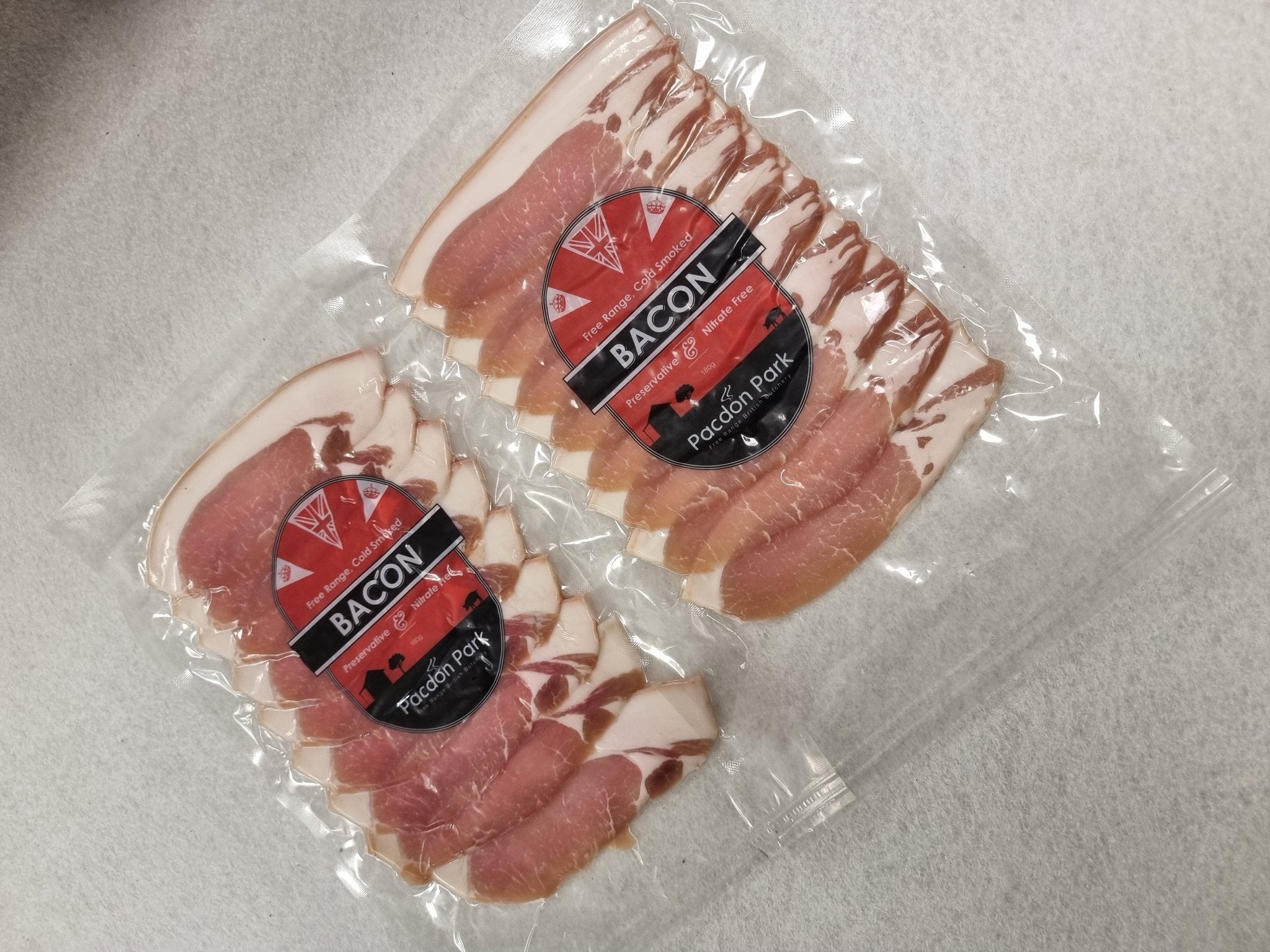 Free Range Cold Smoked Bacon - Pacdon Park - Nitrate, Gluten, Preservative Free - $45/kg - Carnivore Society