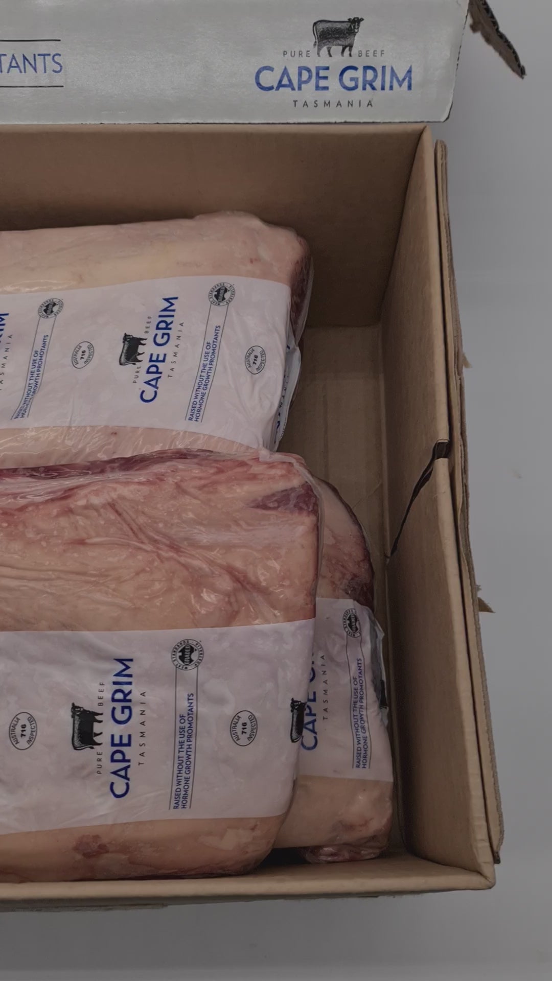 Cape Grim Porterhouse Striploin MB4 – 100% Grass-Fed, Premium Tasmanian Beef $58/kg