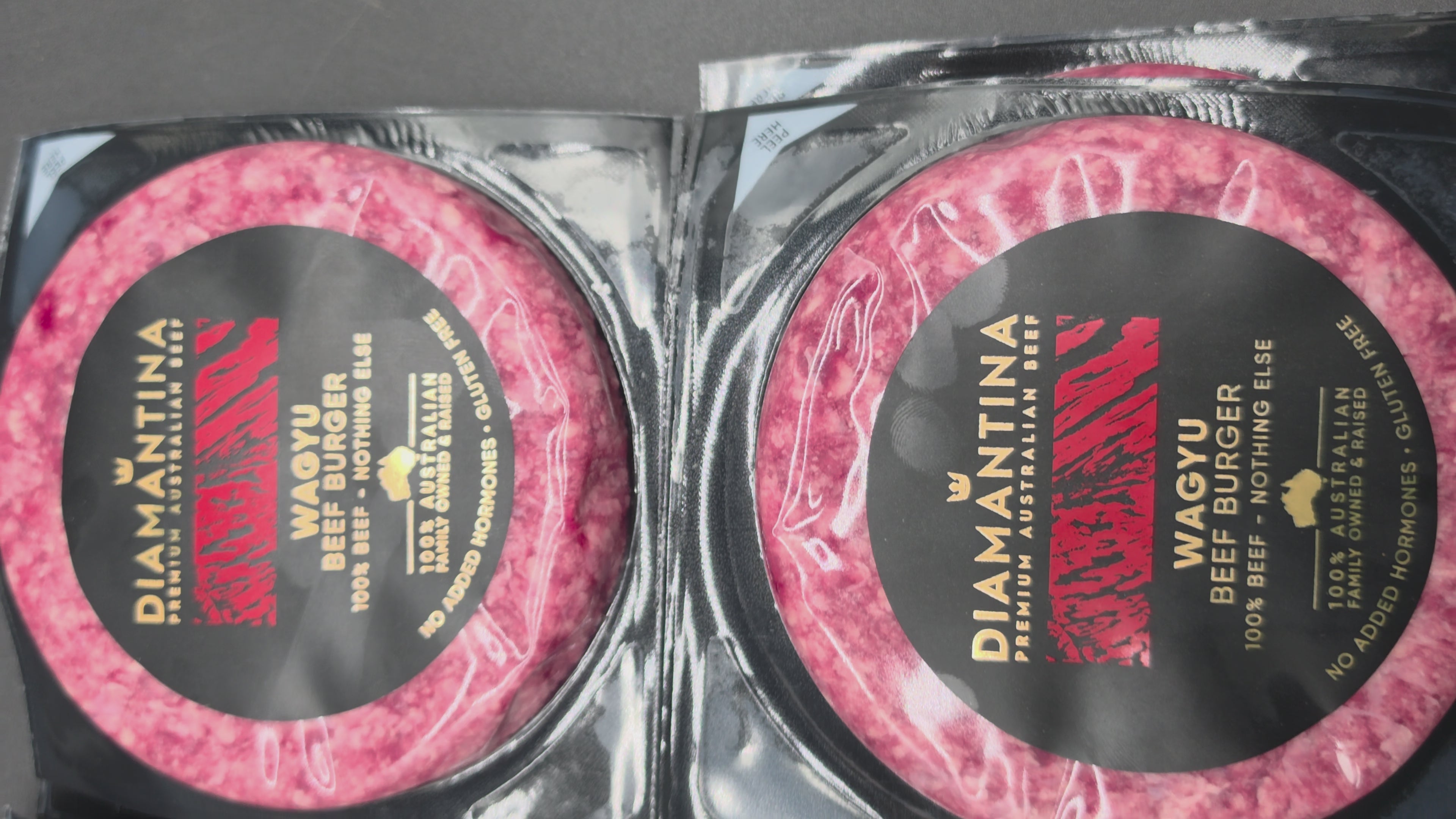 Diamintina Wagyu Burger Patties 150g Each from $32/kg