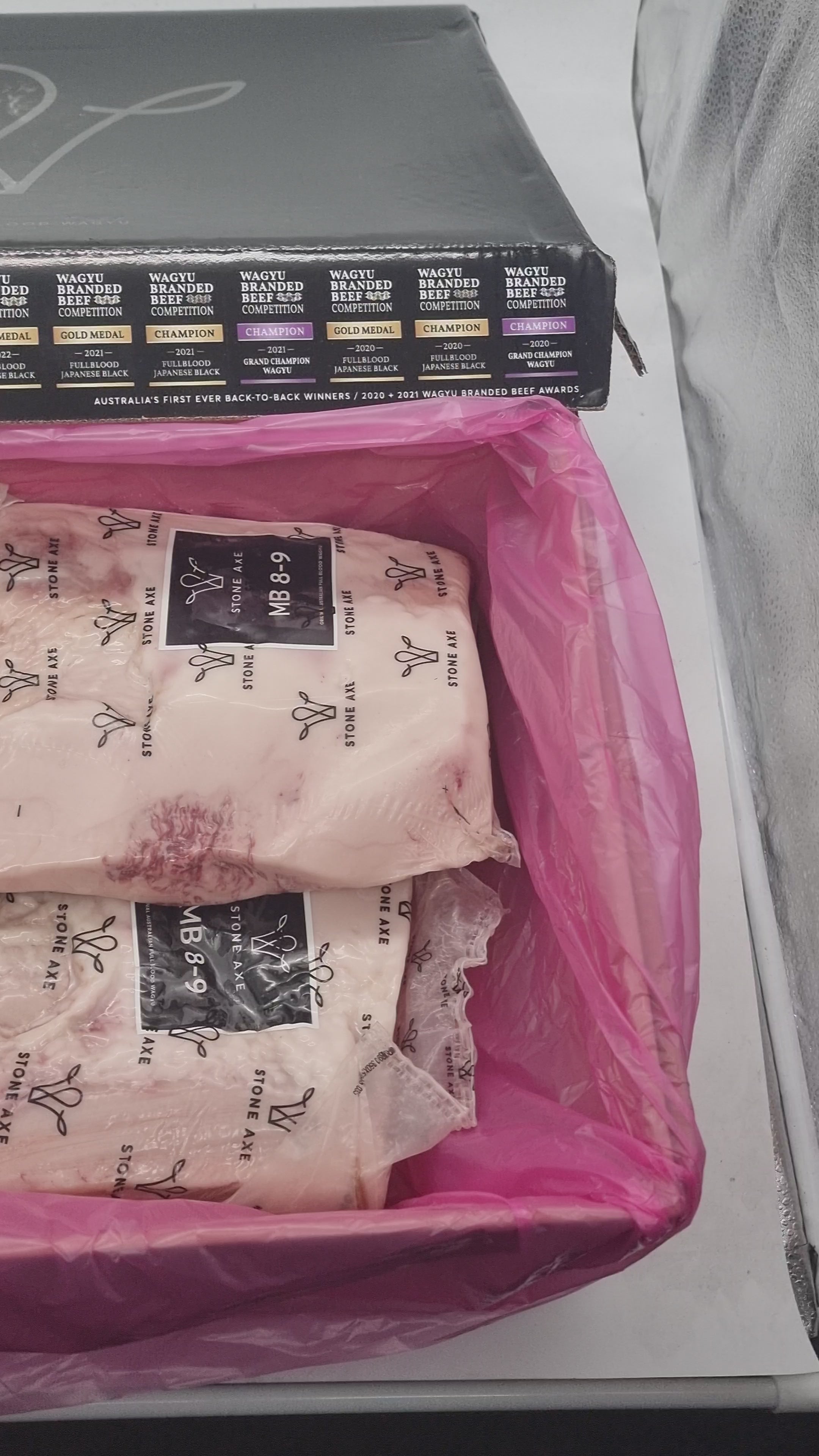 Stone Axe Full Blood Wagyu Porterhouse (MB 8–9+) $149/kg