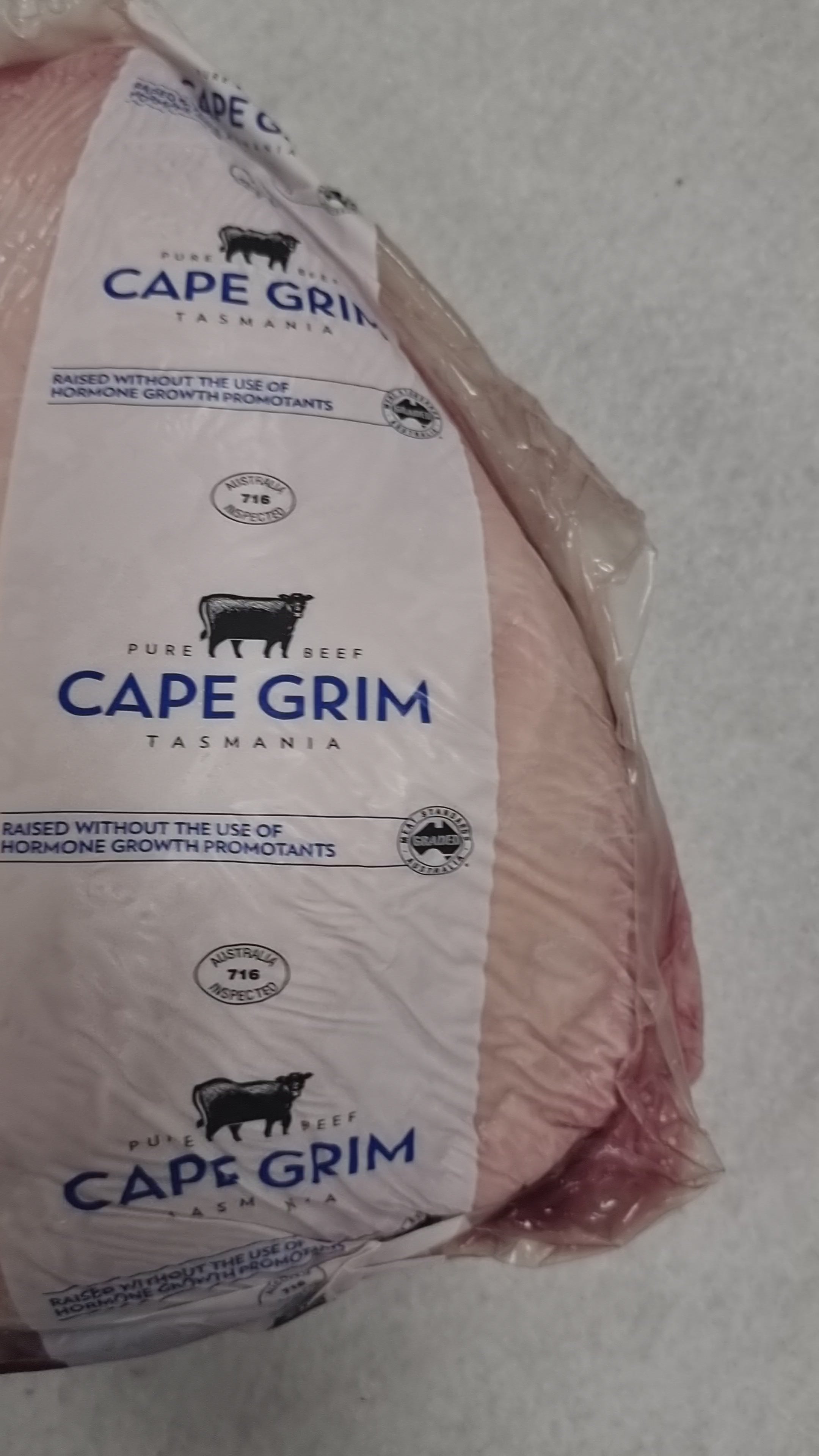 Cape Grim Rump – 100% Grass-Fed & Finished, Premium Tasmanian Beef $29/kg