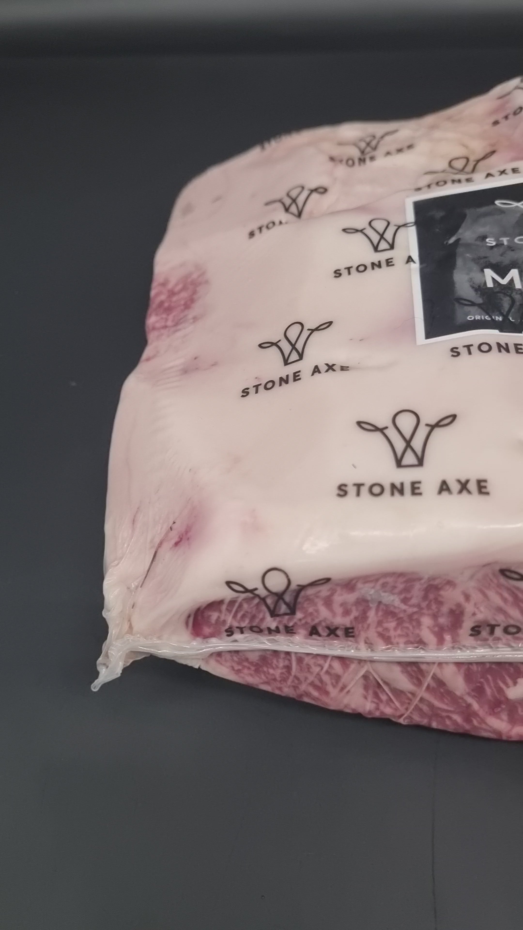 Stone Axe Full Blood Wagyu Porterhouse (MB 8–9+) $149/kg