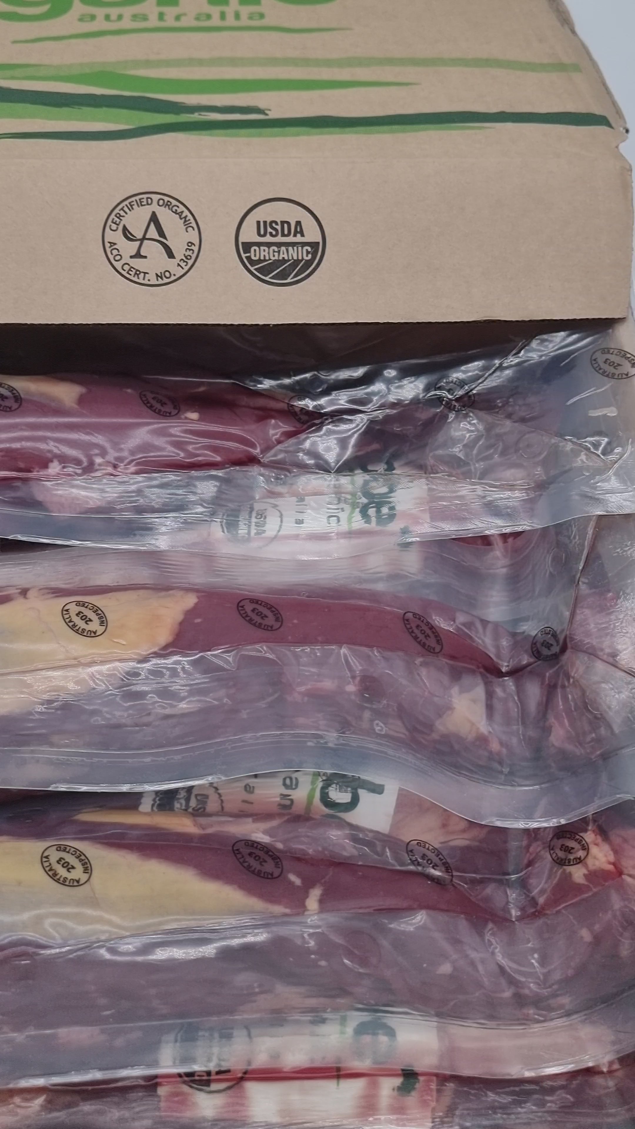 OBE Organic 100% Grass-Fed and Finished - Eye Fillet - $73/kg