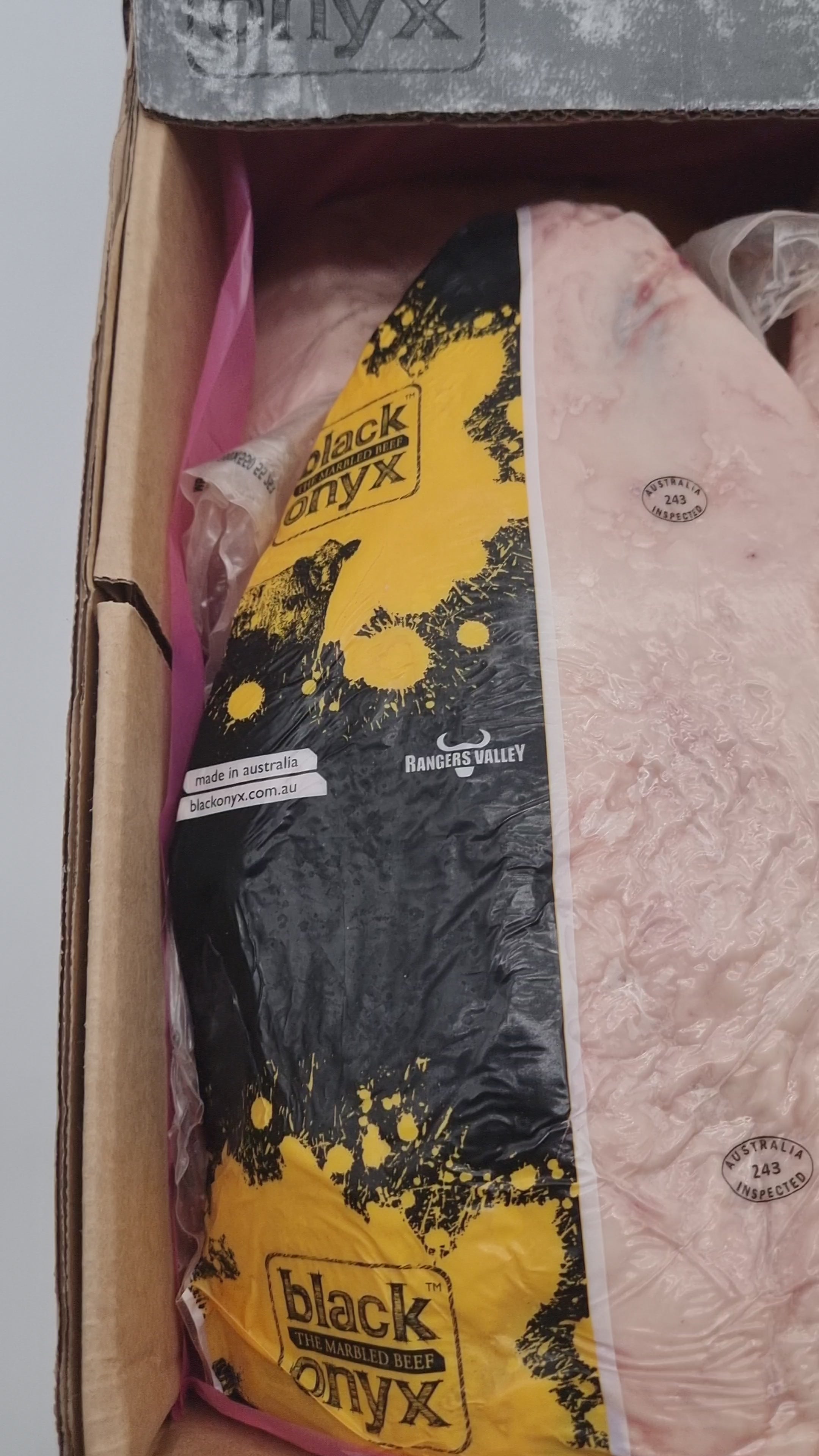 Black Onyx Rump Cap MB3-4 (Black Angus) Hormone & Antibiotic Free $42/kg