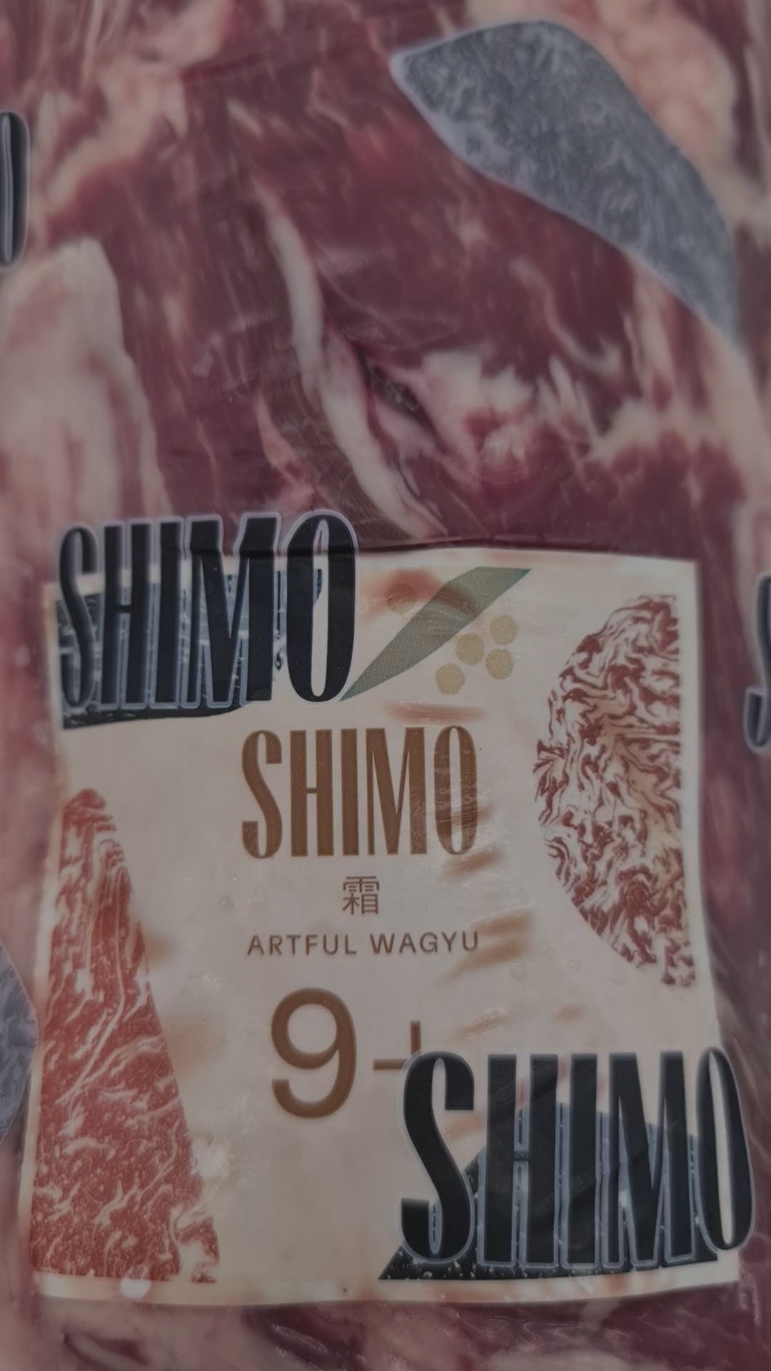 Shimo Artful Wagyu Tenderloin Side (Strap-Off) MB 9+  Unmatched Wagyu Elegance $125KG