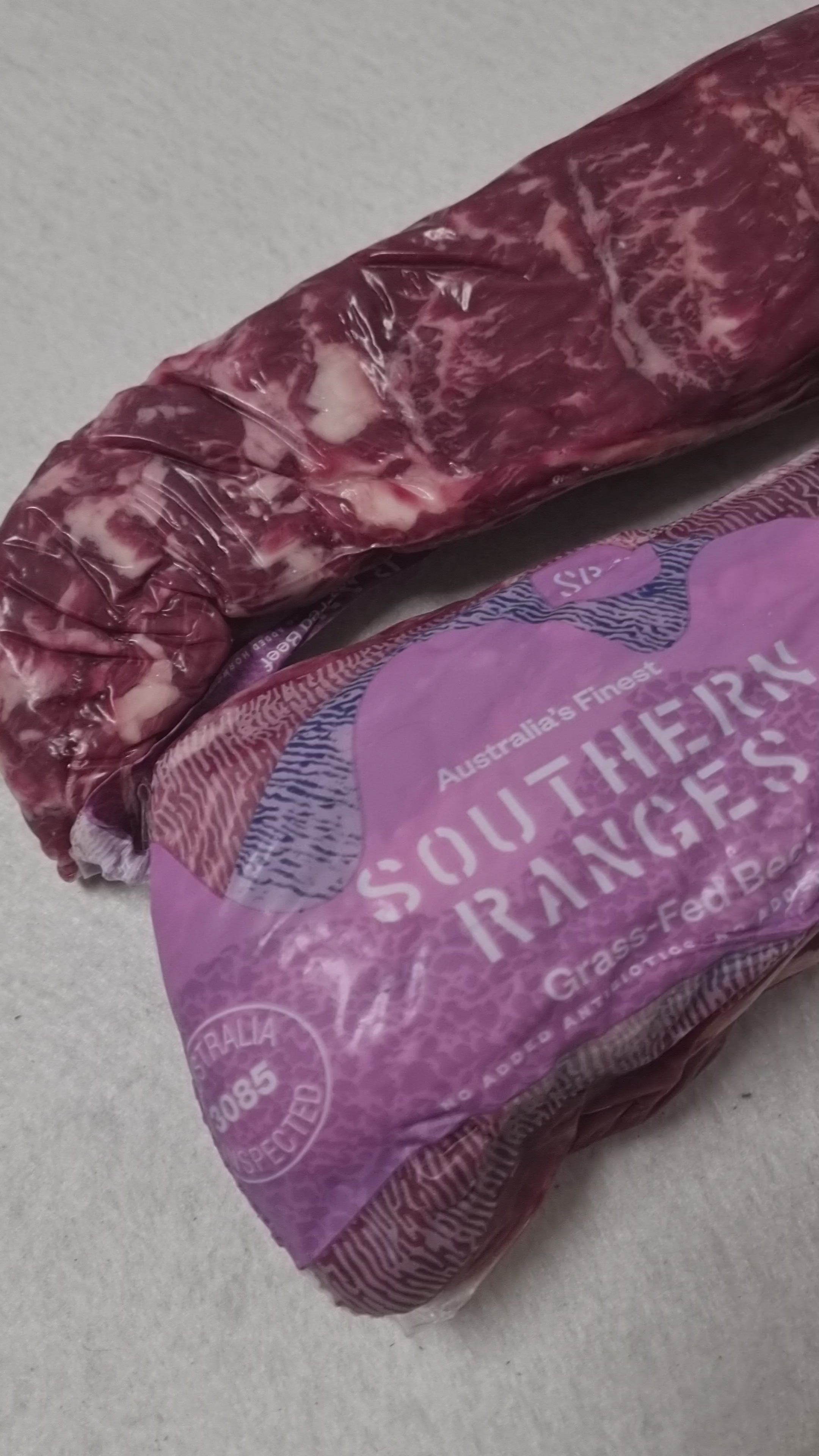 Southern Ranges Eye Fillet Tenderloin MB4+ (100% Grass-Fed & Finished) $78/kg