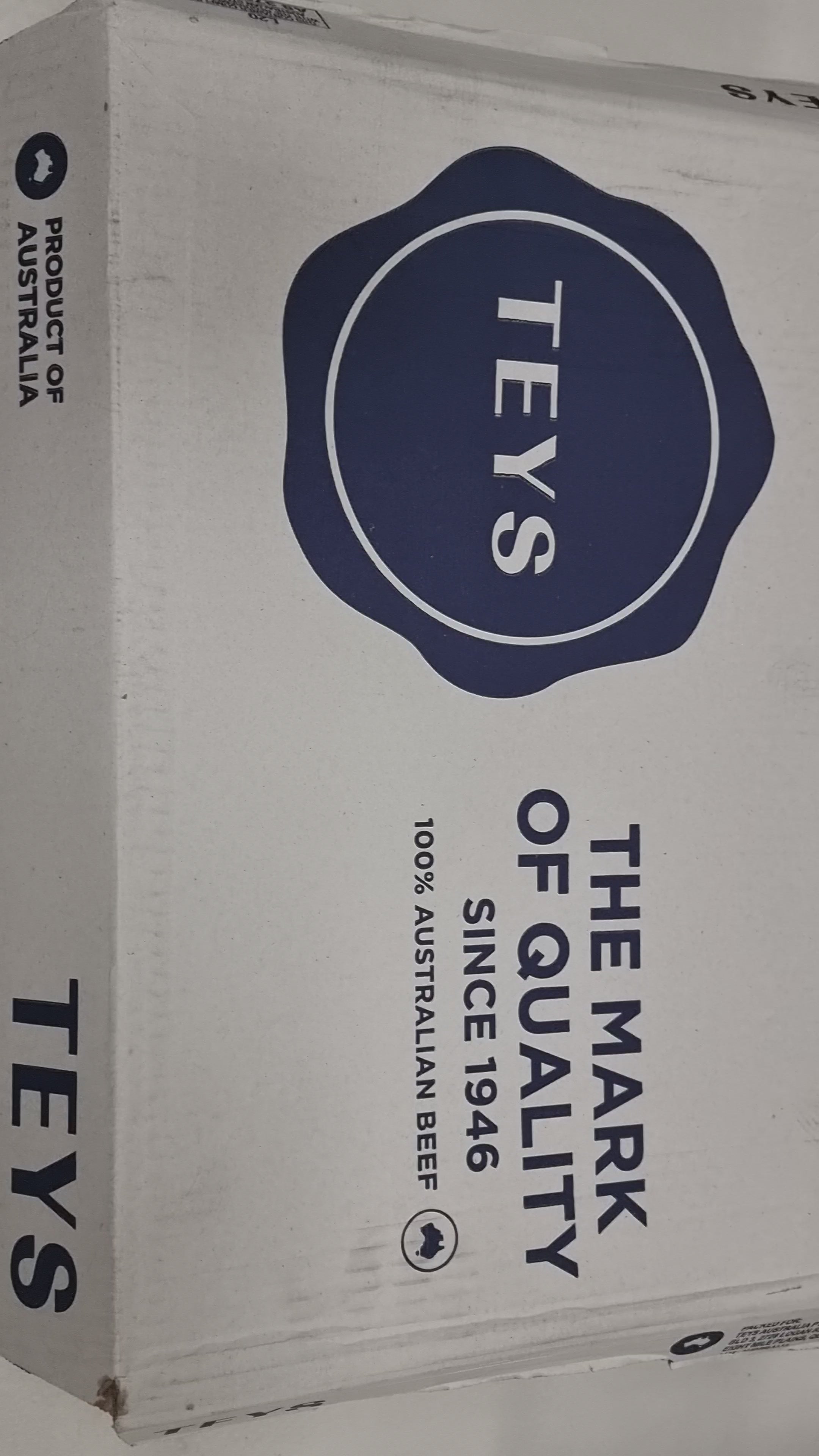 Teys Porterhouse Striploin $26.50/kg (Grass-Fed)