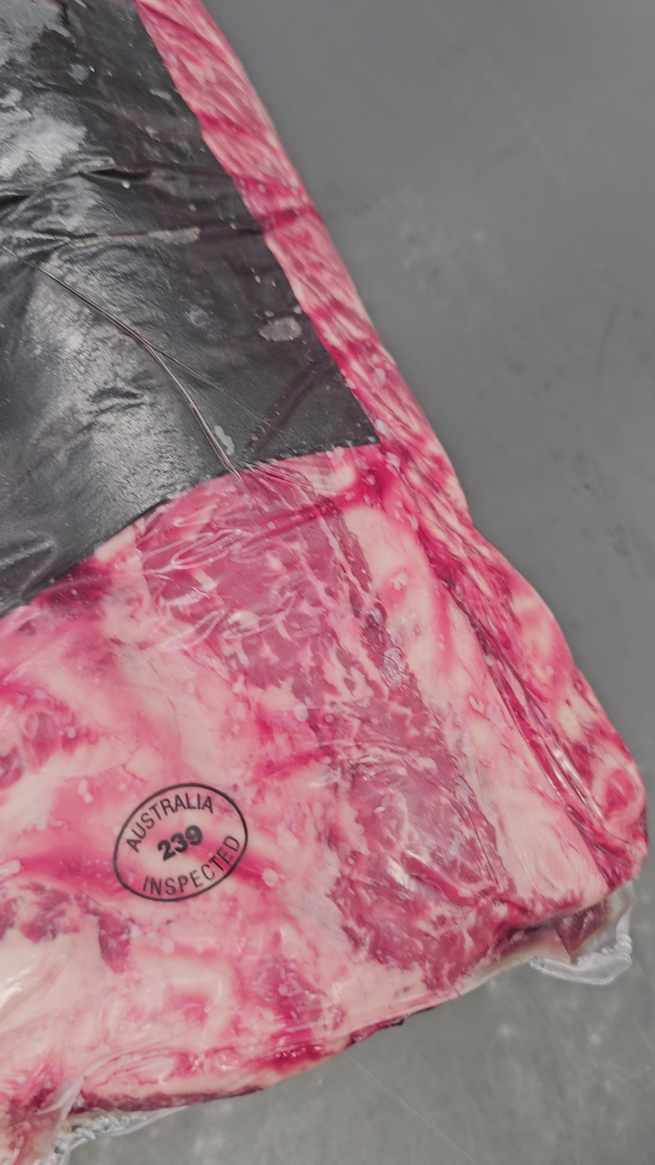 Shimo Grain-Fed Wagyu  Striploin MB 7–8 $98 KG