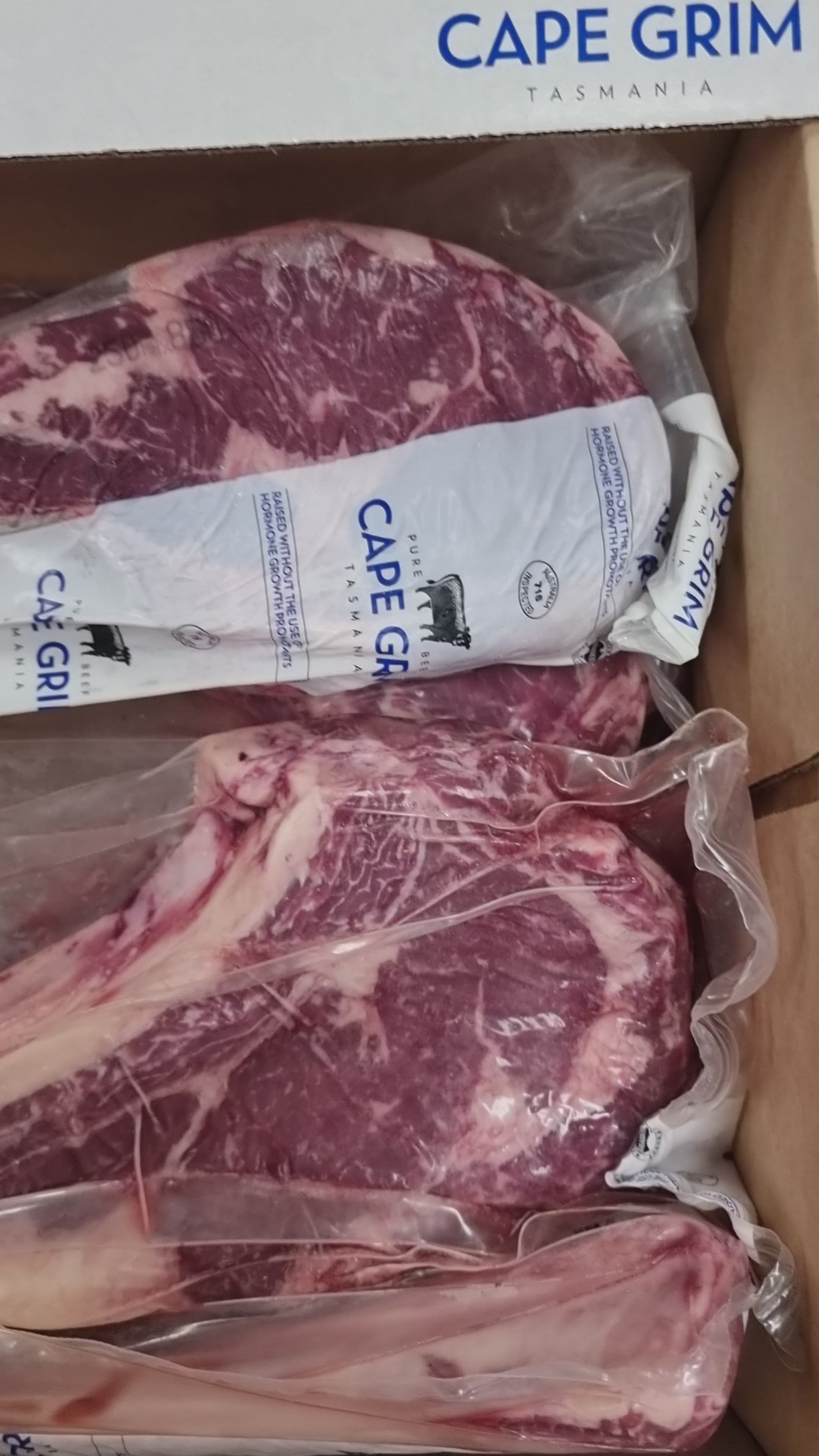 Cape Grim Tomahawk - $48/kg - Tasmania Grass-Fed, Antibiotic, Hormone Free