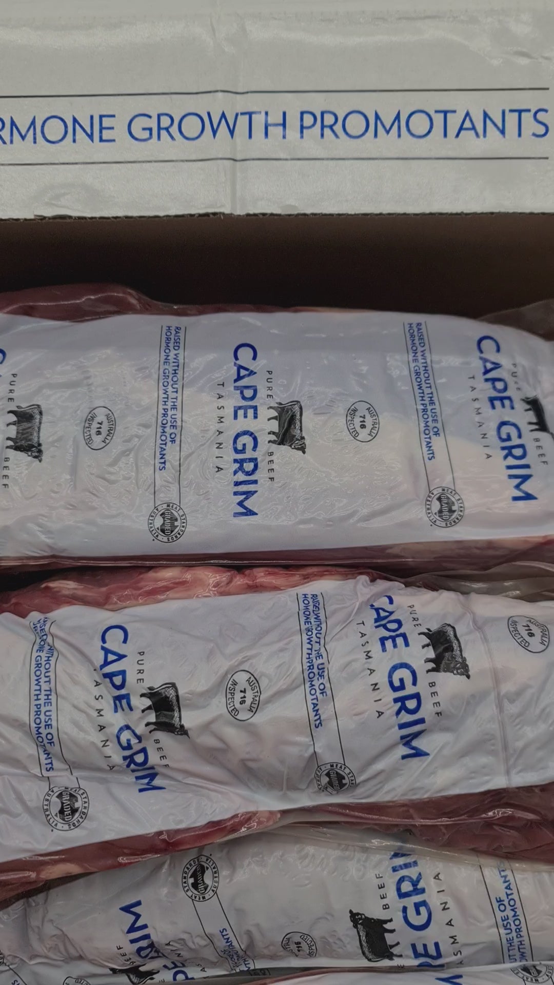 Cape Grim Eye FIllet 100% Grass-Fed & Finished (Tenderloin) Tasmania - Hormone & Antibiotic Free - $65/kg *Special*