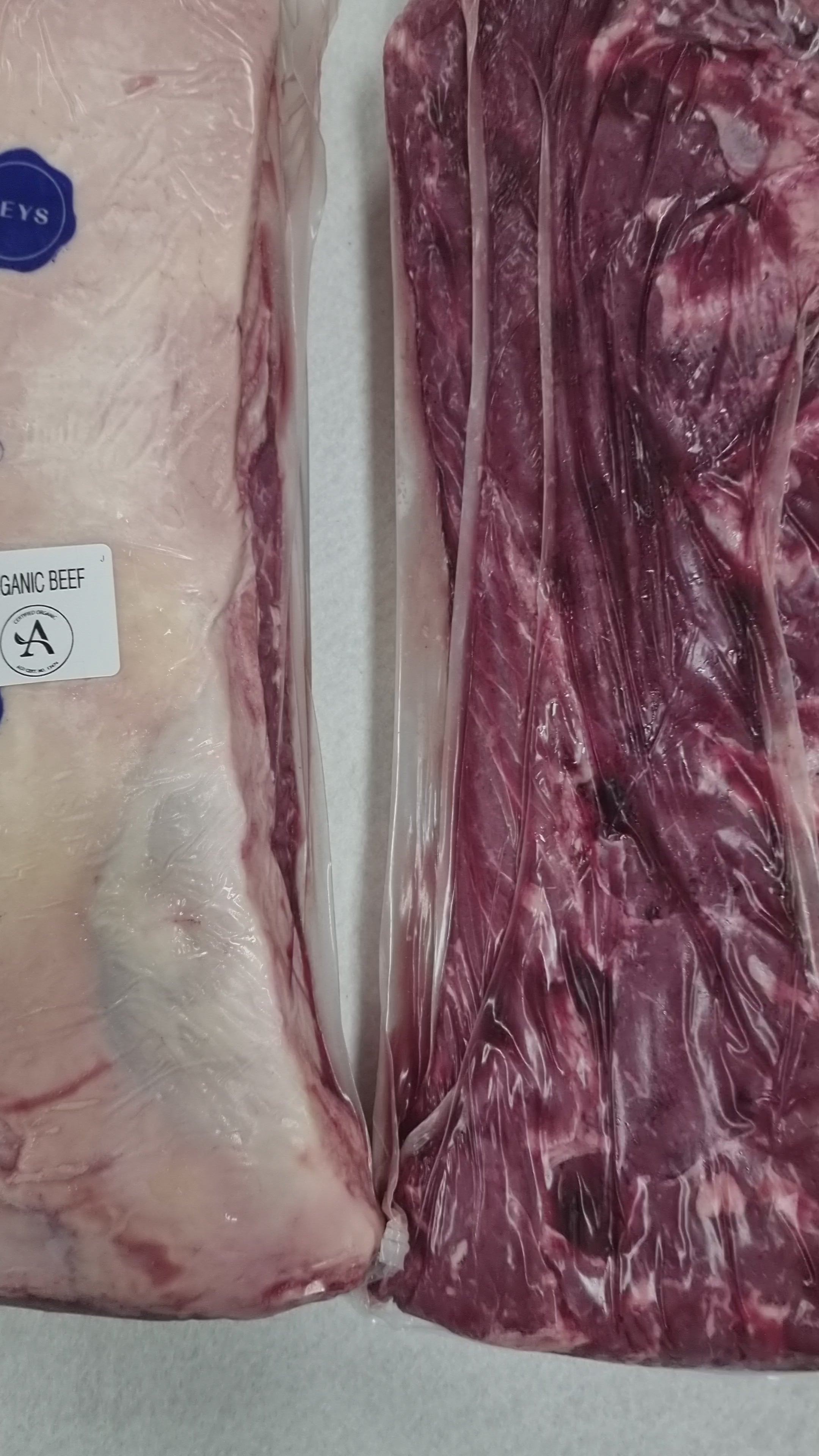 Teys Organic Porterhouse Striploin – 100% Grass-Fed & Certified Organic $29/kg