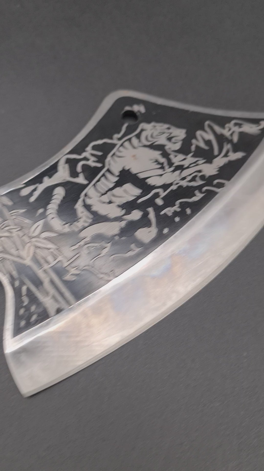 Carnivore Society Tiger Engraved Cleaver $449ea