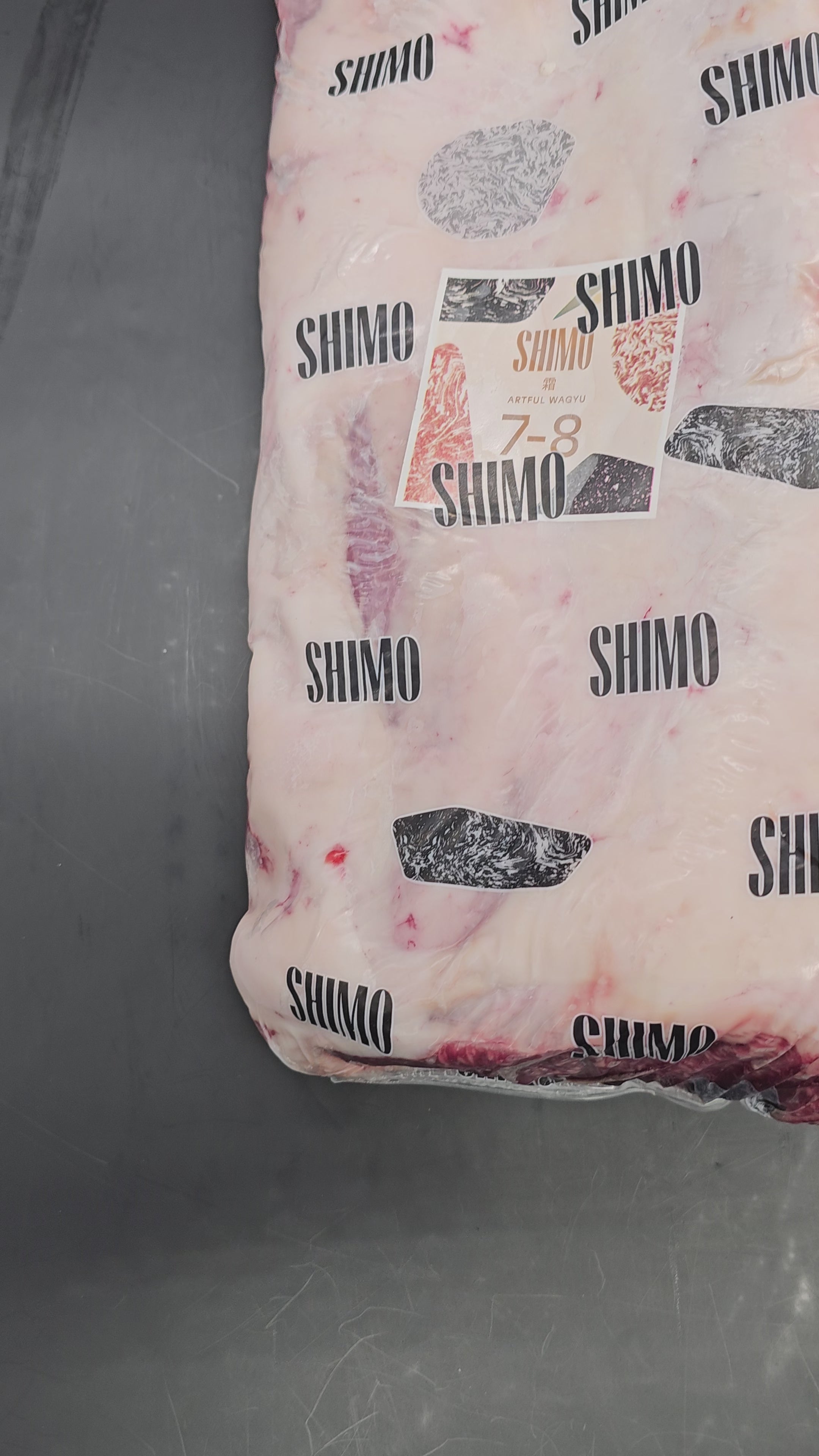 Shimo Grain-Fed Wagyu  Striploin MB 7–8 $98 KG