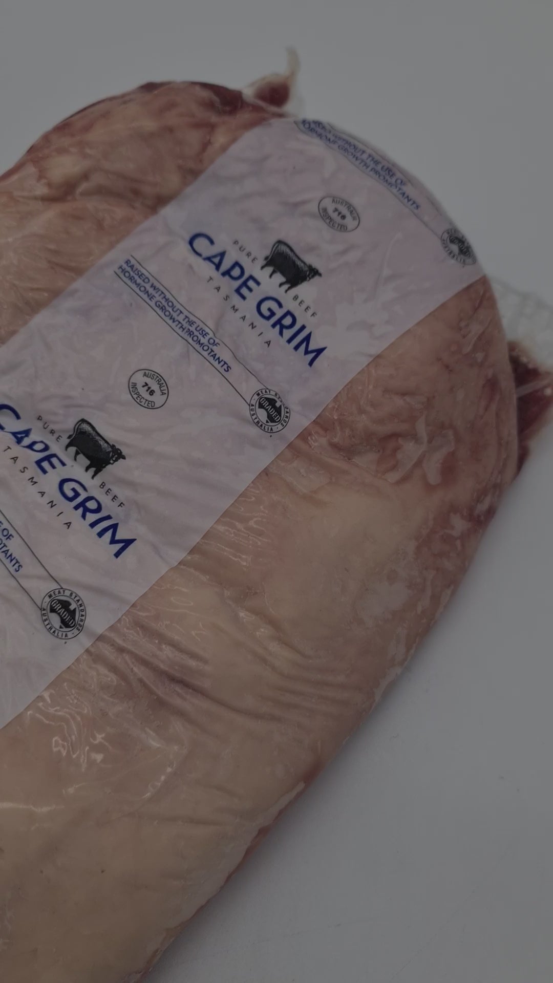 Cape Grim Porterhouse Striploin MB4 – 100% Grass-Fed, Premium Tasmanian Beef $58/kg