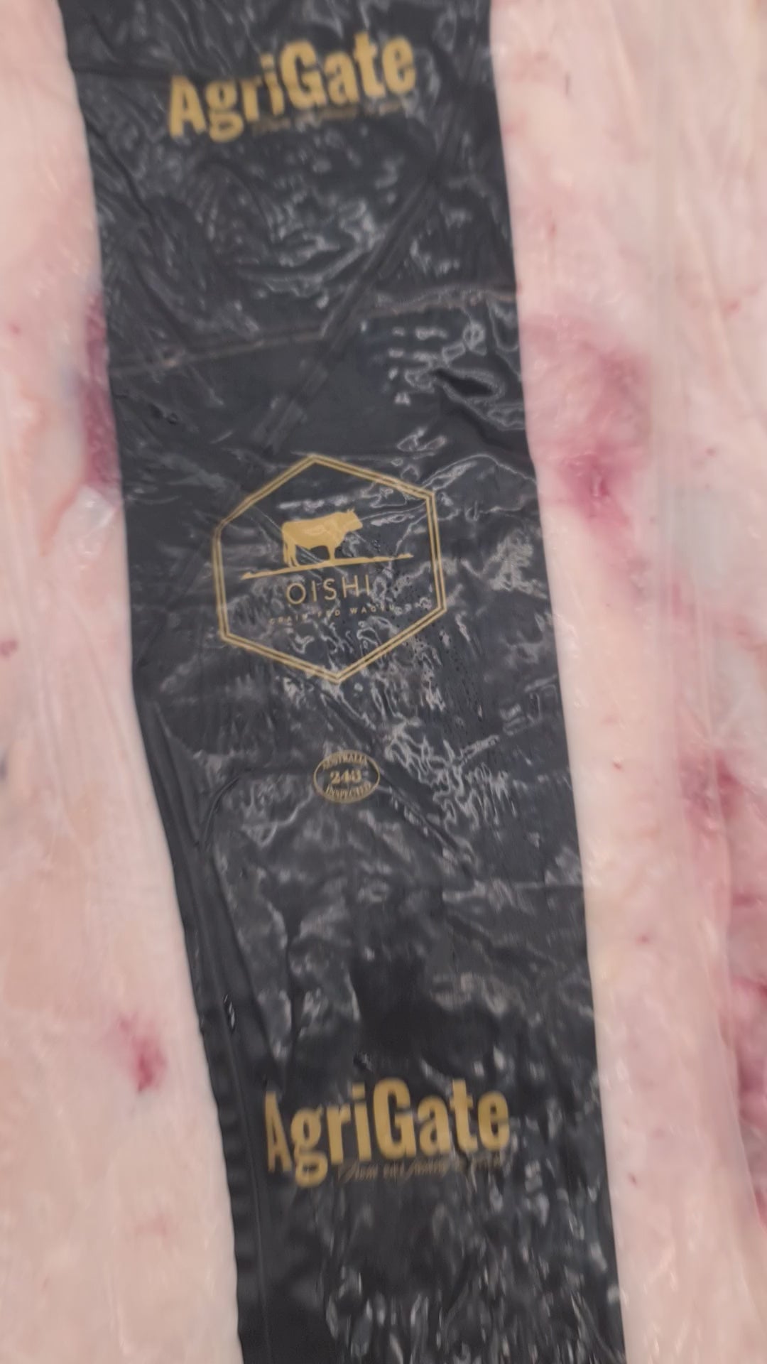 Oishi F1 Wagyu Porterhouse Striploin MB3+ $59/kg