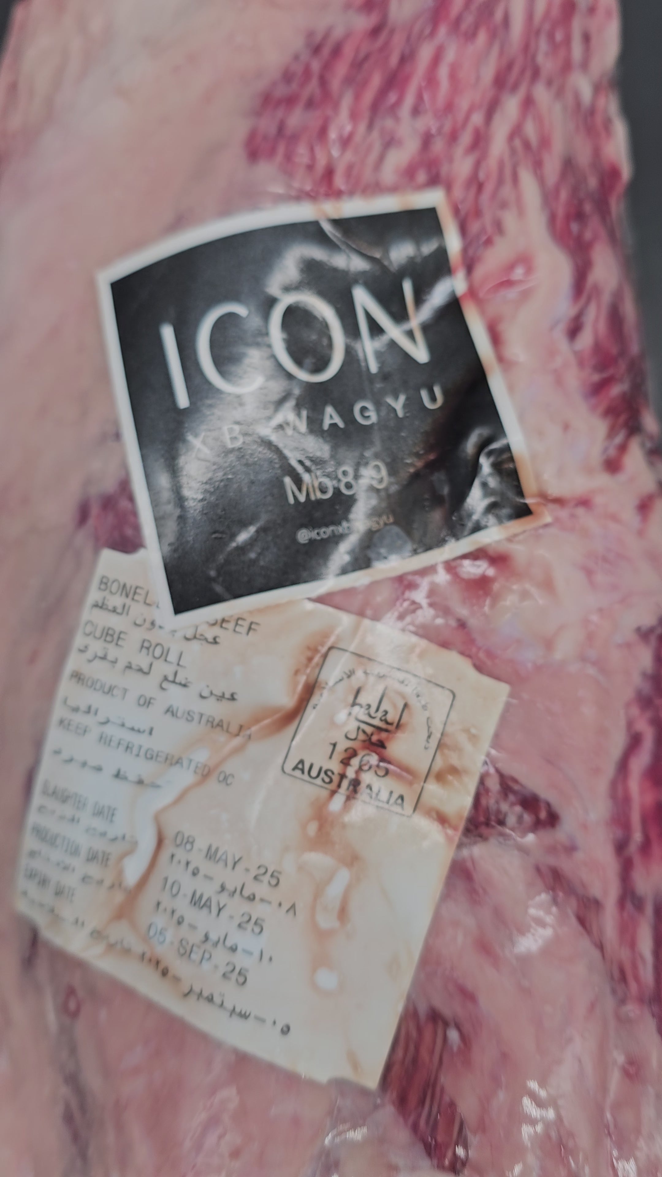 ICON XB Wagyu F1 Scotch Cube Roll MB 8–9 – Australia’s Premium Hybrid Wagyu $108 KG