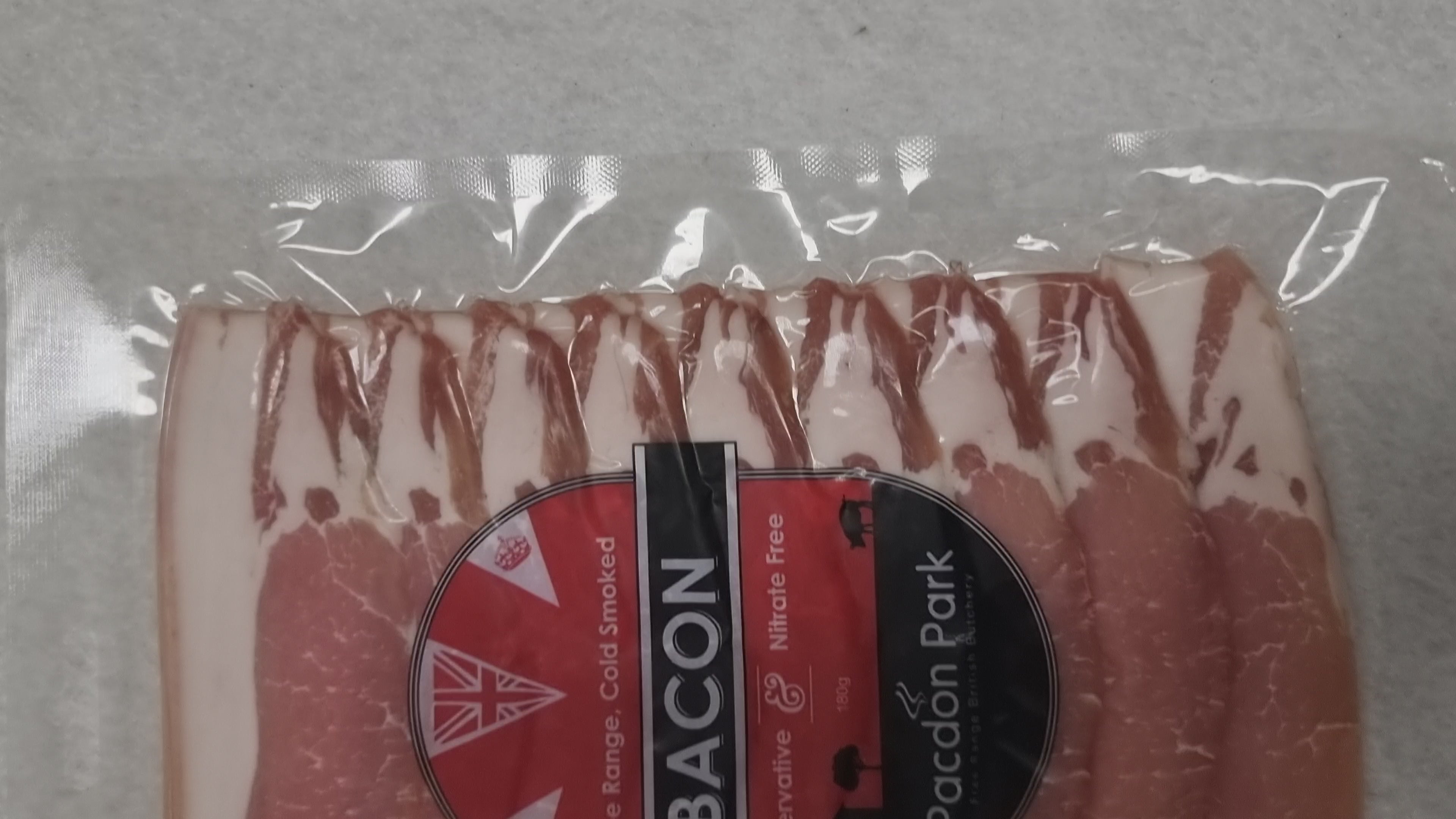 Free Range Cold Smoked Bacon - Pacdon Park - Nitrate, Gluten, Preservative Free - $45/kg