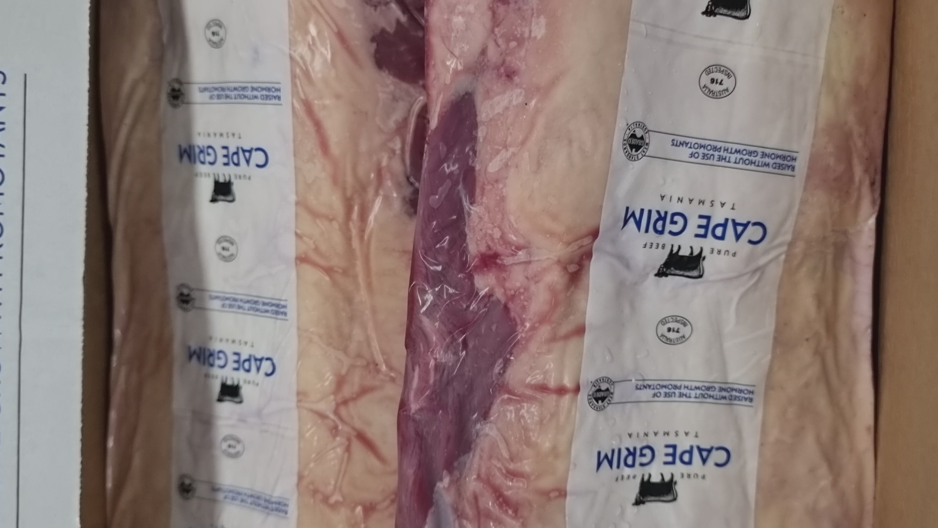 Cape Grim Porterhouse Striploin – 100% Grass-Fed, Premium Tasmanian Beef $36/kg