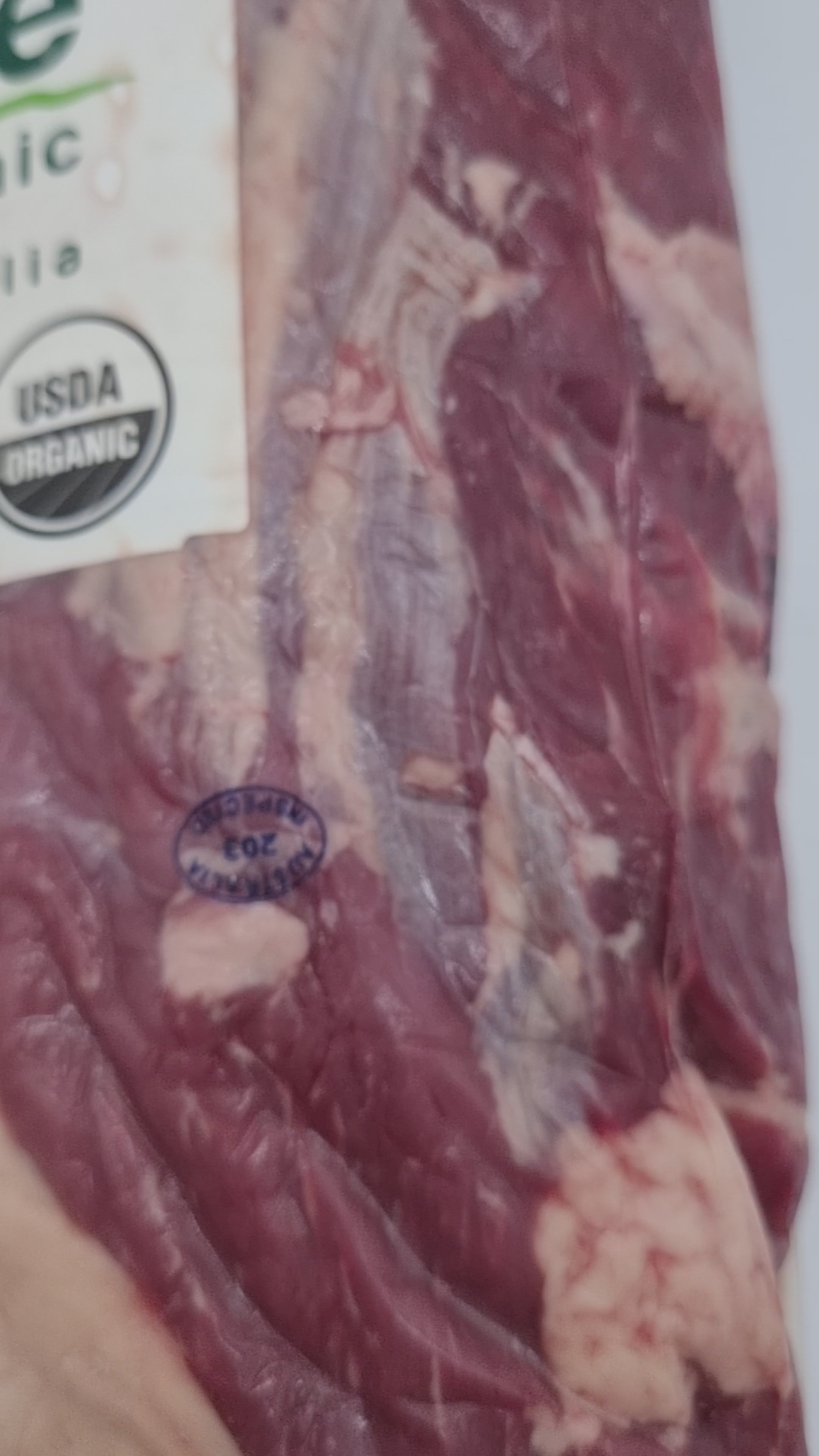 OBE Organic 100% Grass-Fed and Finished Scotch Cube Roll - $54/kg