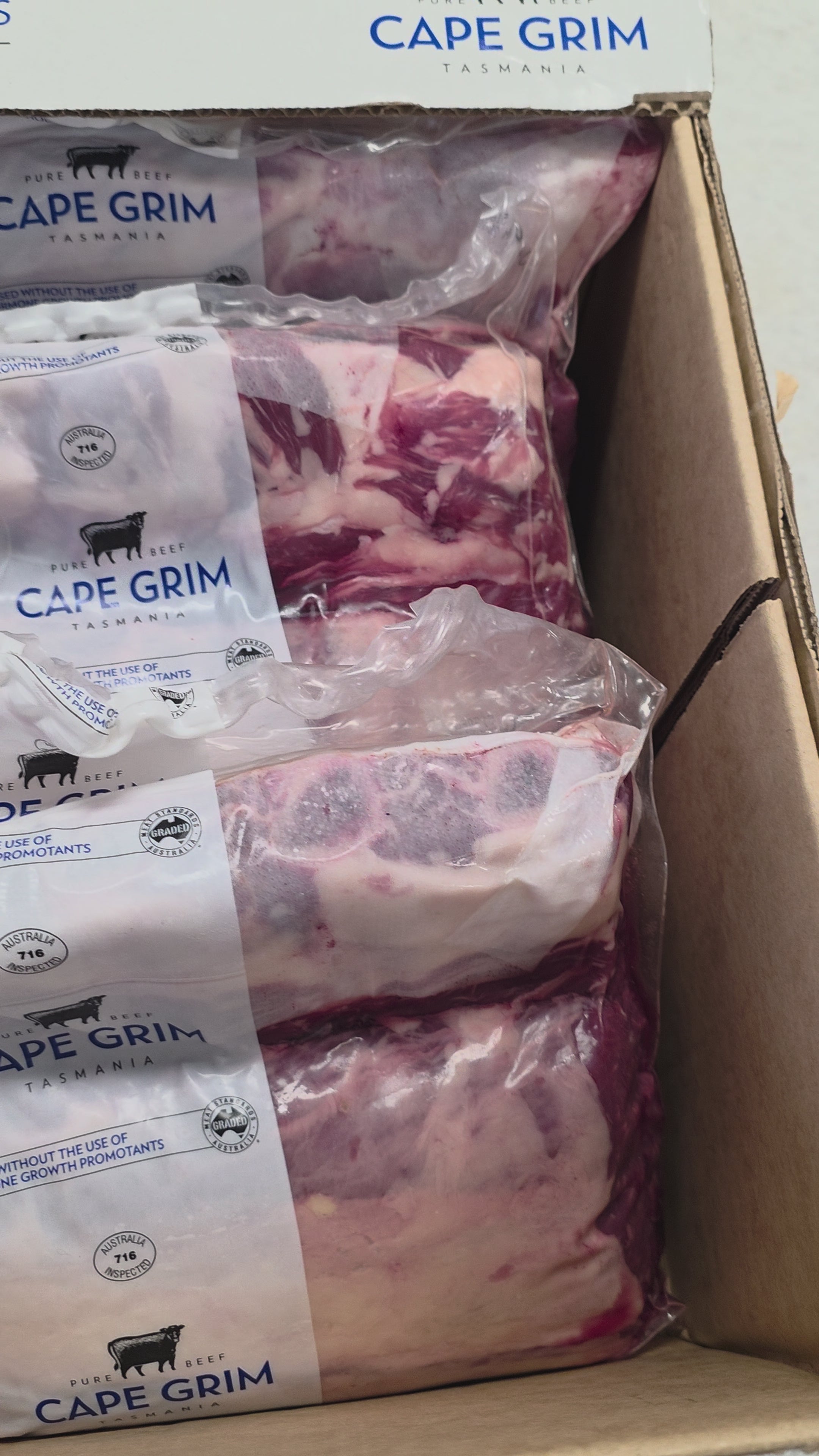 Cape Grim Rib Eye (100% Grass-Fed & Finished) $56/kg *Special*