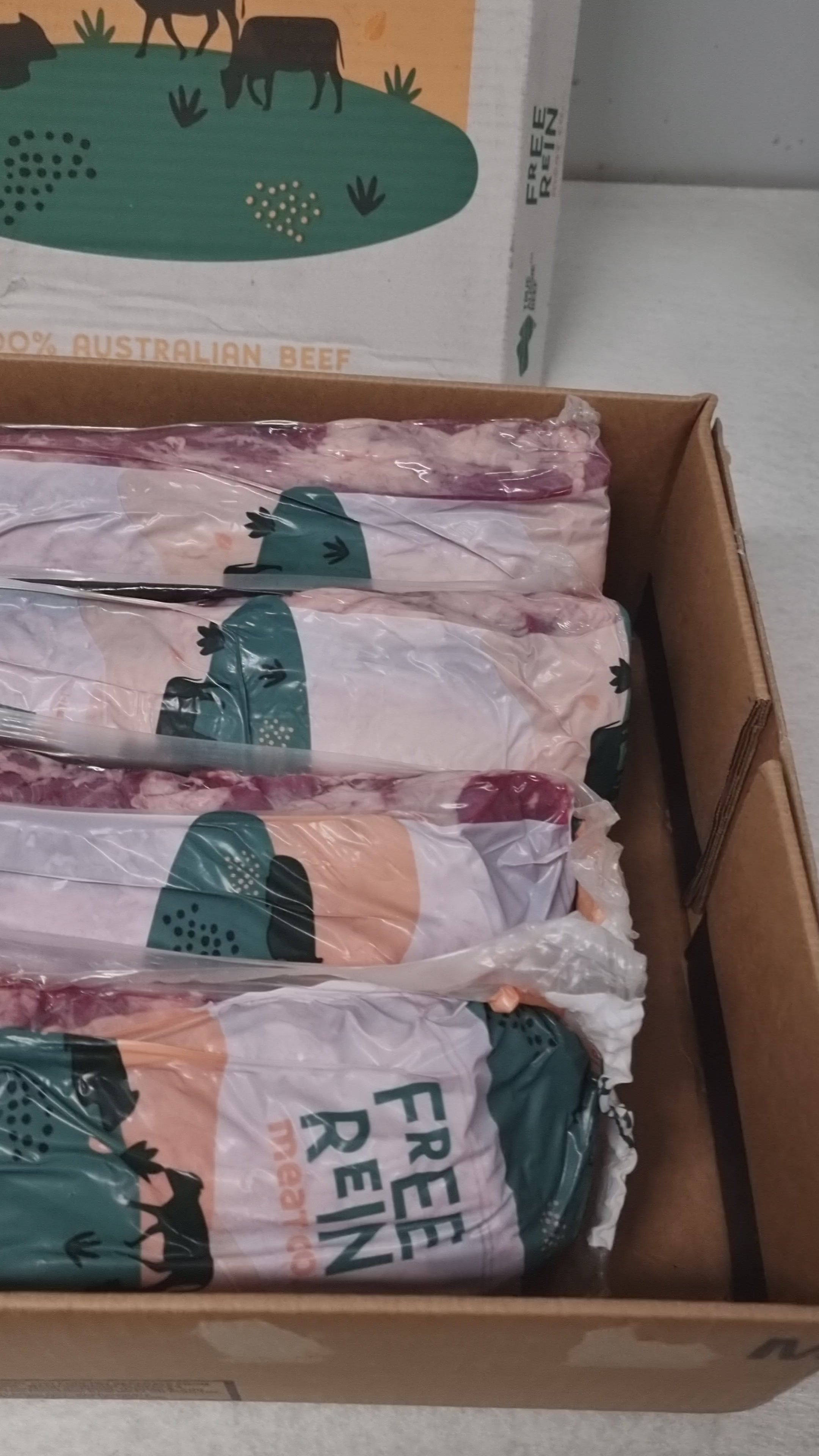 Free Rein Scotch Cube Roll Grass-Fed & Finished) $42/kg *Special*