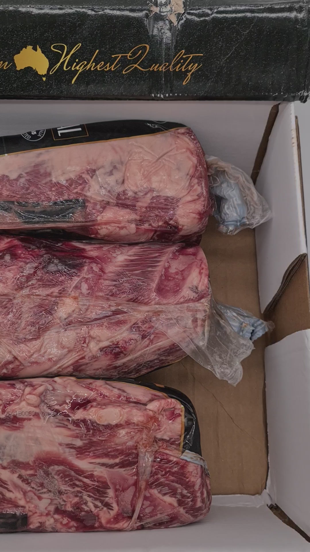 Black Opal Grain Fed F1 Wagyu MB4-5 Scotch Cube Roll $79/KG