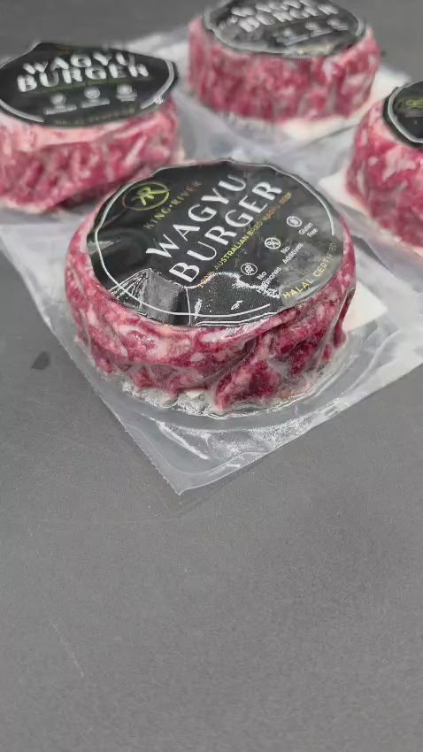 King River Wagyu Beef Mince Patties 155g Each from $32/kg