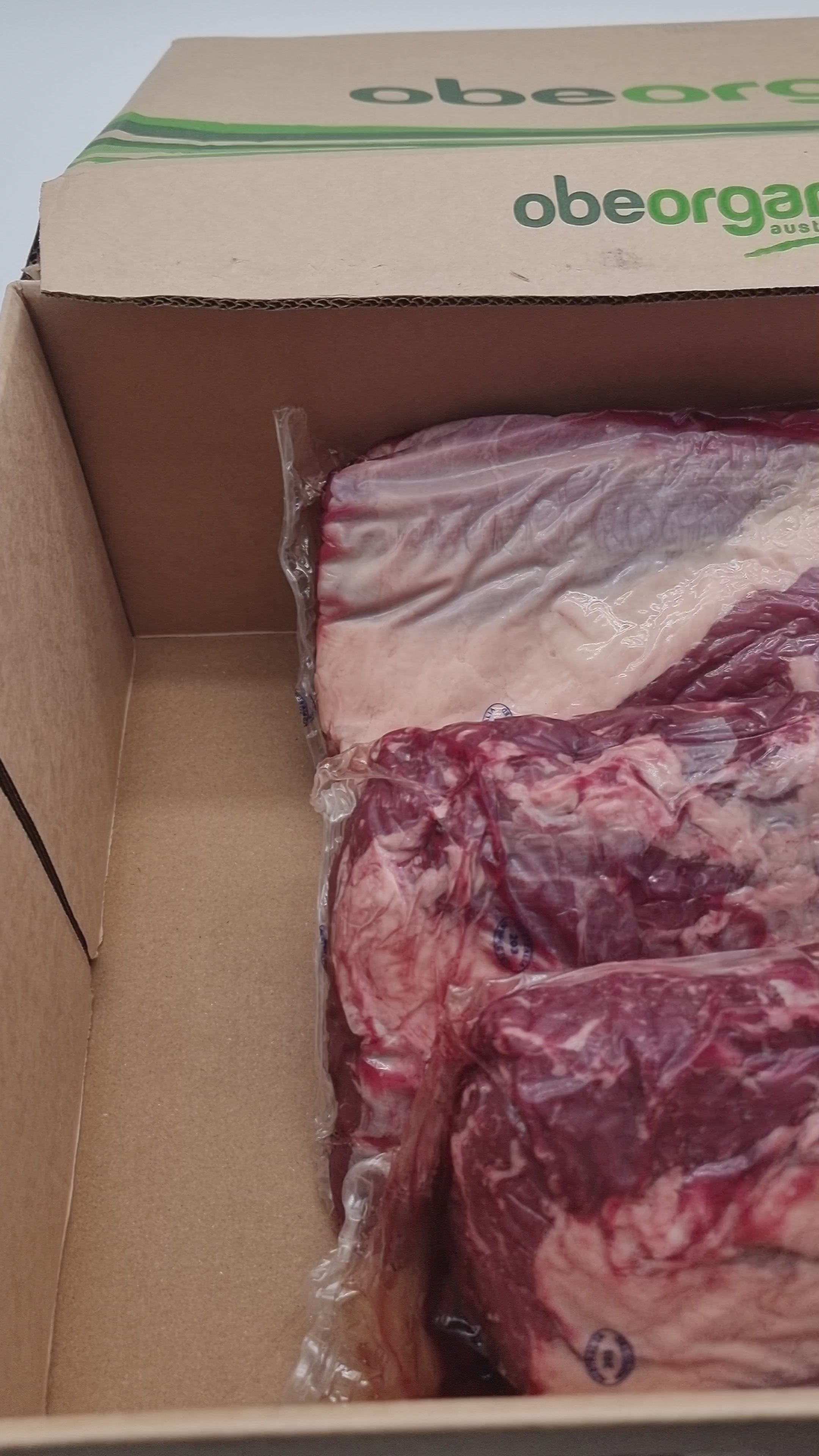 OBE Organic 100% Grass-Fed and Finished Scotch Cube Roll - $54/kg