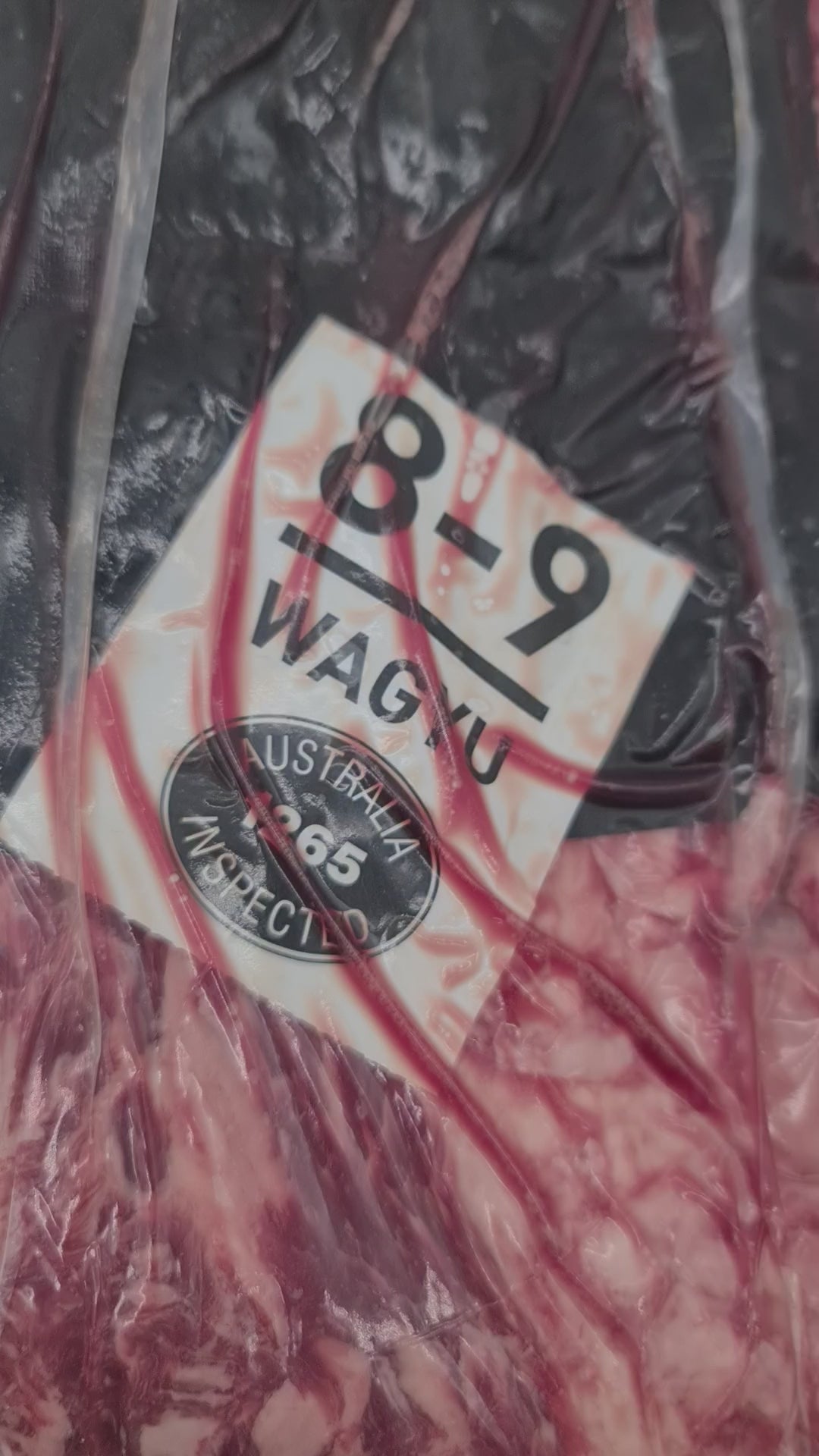 Black Opal Grain Fed F1 Wagyu MB8-9 Scotch Cube Roll $97/KG