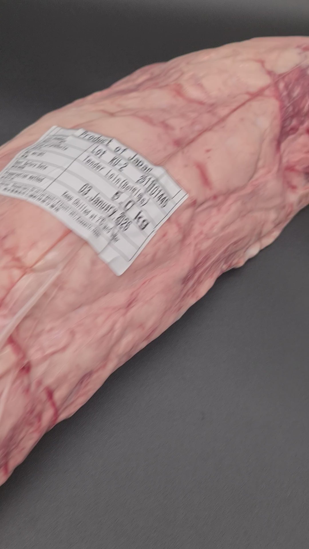 Kumamoto Wagyu Grain-fed Japanese Tenderloin M12 A5 $199/kg