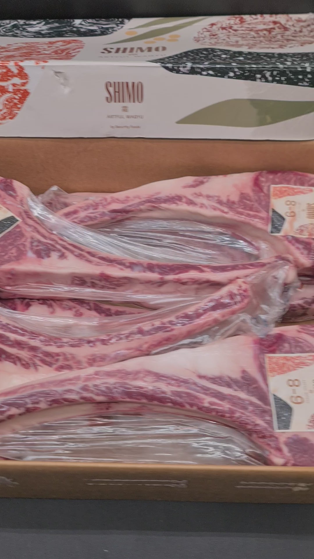 Rib (Tomahawk) From $102/kg – Grain-Fed Wagyu MB8–9 – Shimo