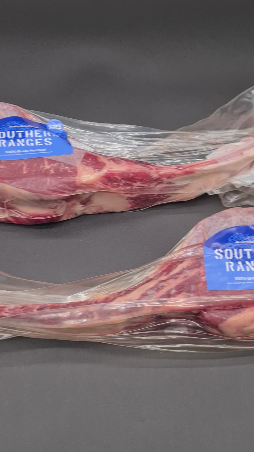 FROZEN Oven-Prepared Rib (Tomahawk) From $45/kg – 100% Grass-Fed & Finished Beef MB2+ – Southern Ranges