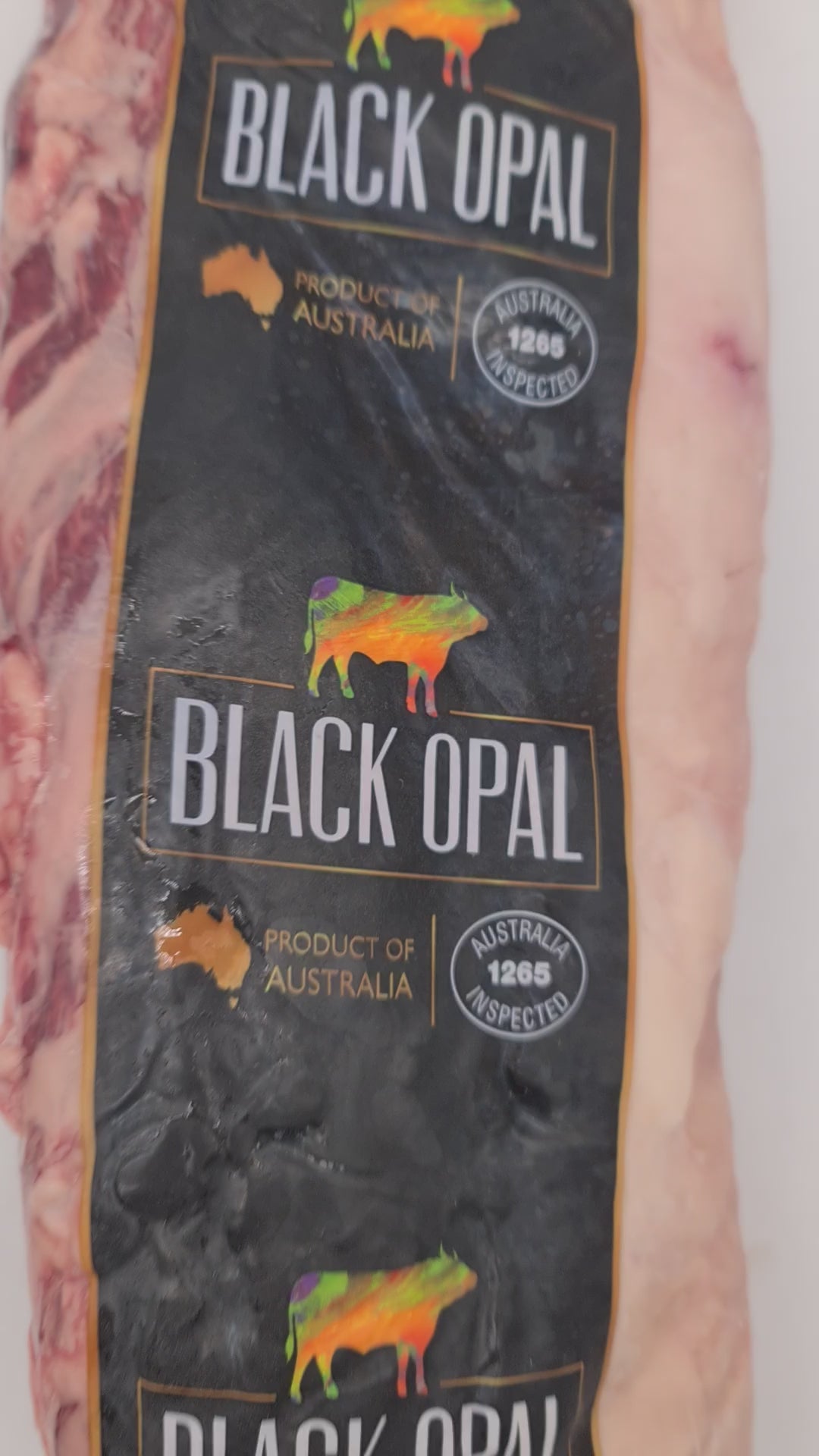 Black Opal Grain Fed F1 Wagyu MB4-5 Scotch Cube Roll $79/KG
