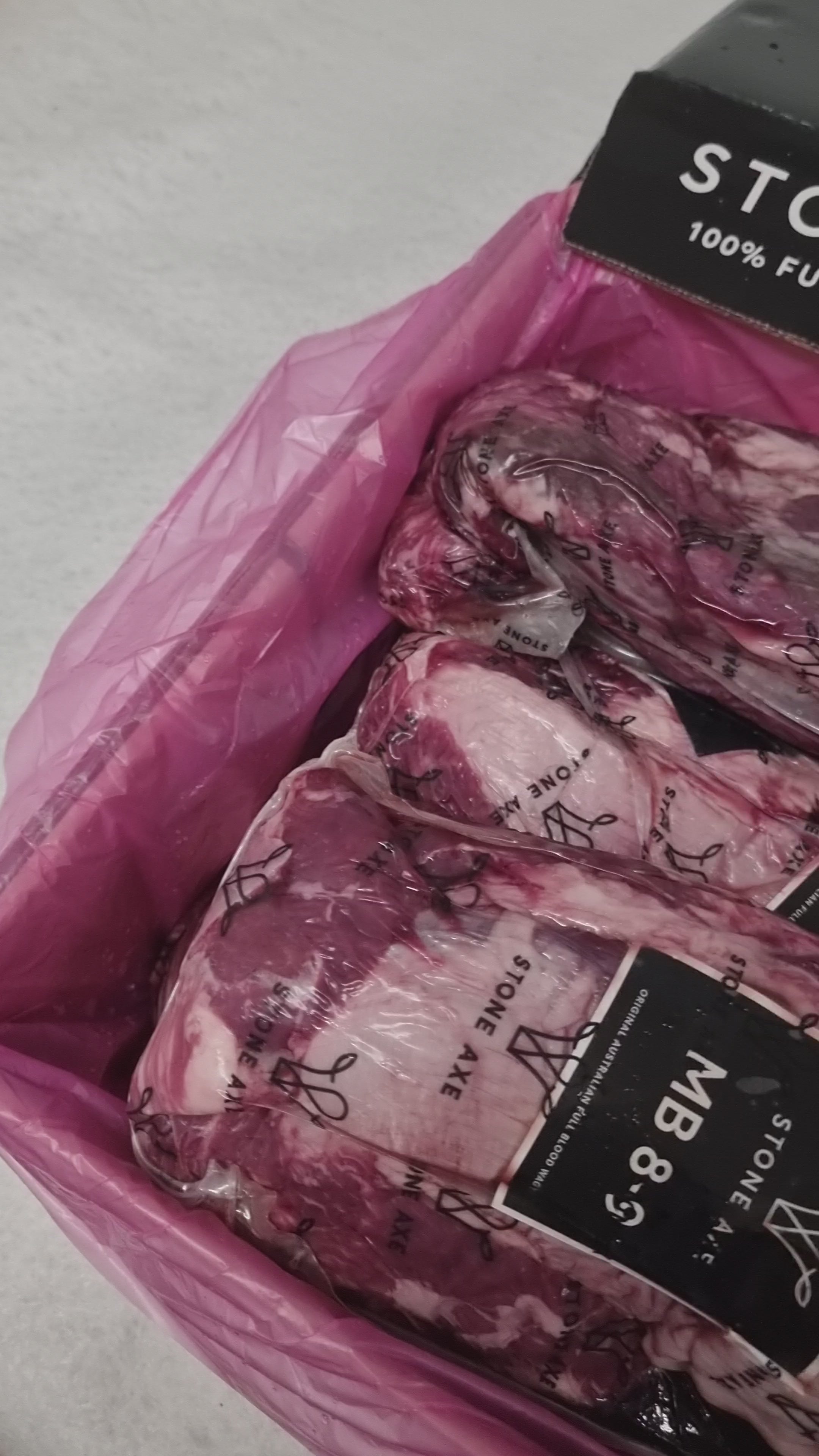 Stone Axe Full Blood Wagyu Eye Fillet (MB 8–9+) $199/kg
