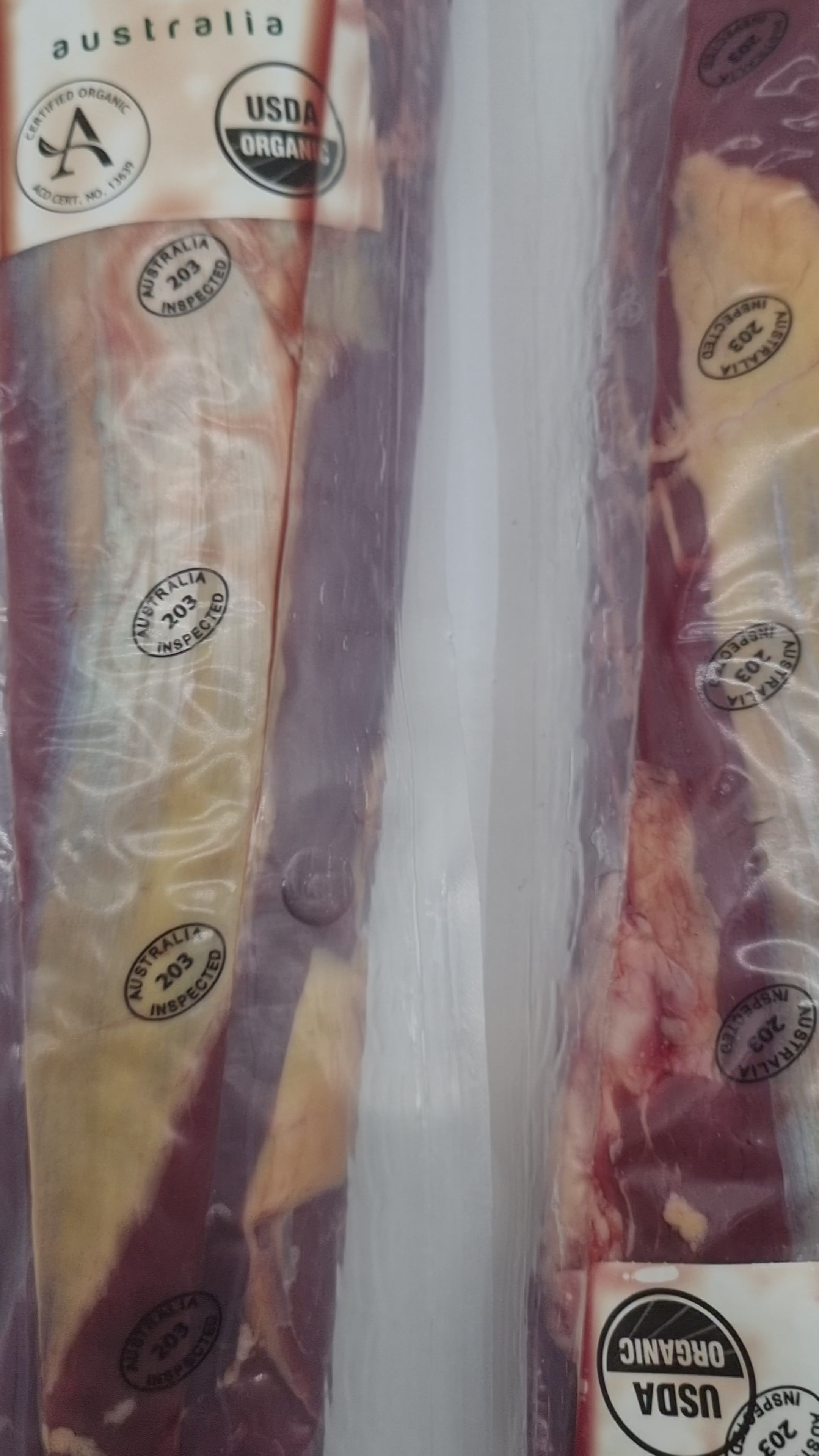 OBE Organic 100% Grass-Fed and Finished - Eye Fillet - $73/kg