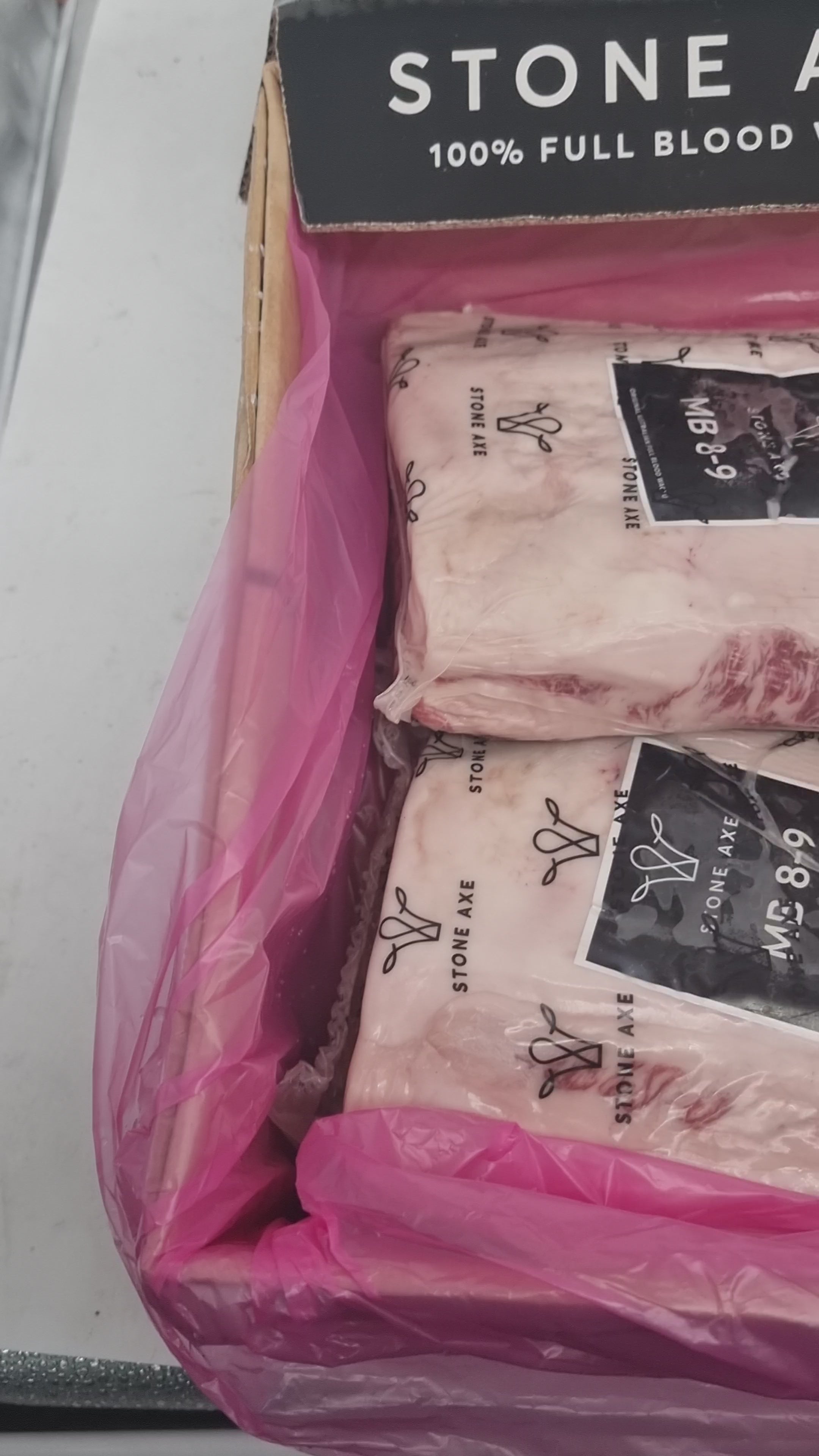 Stone Axe Full Blood Wagyu Porterhouse (MB 8–9+) $149/kg