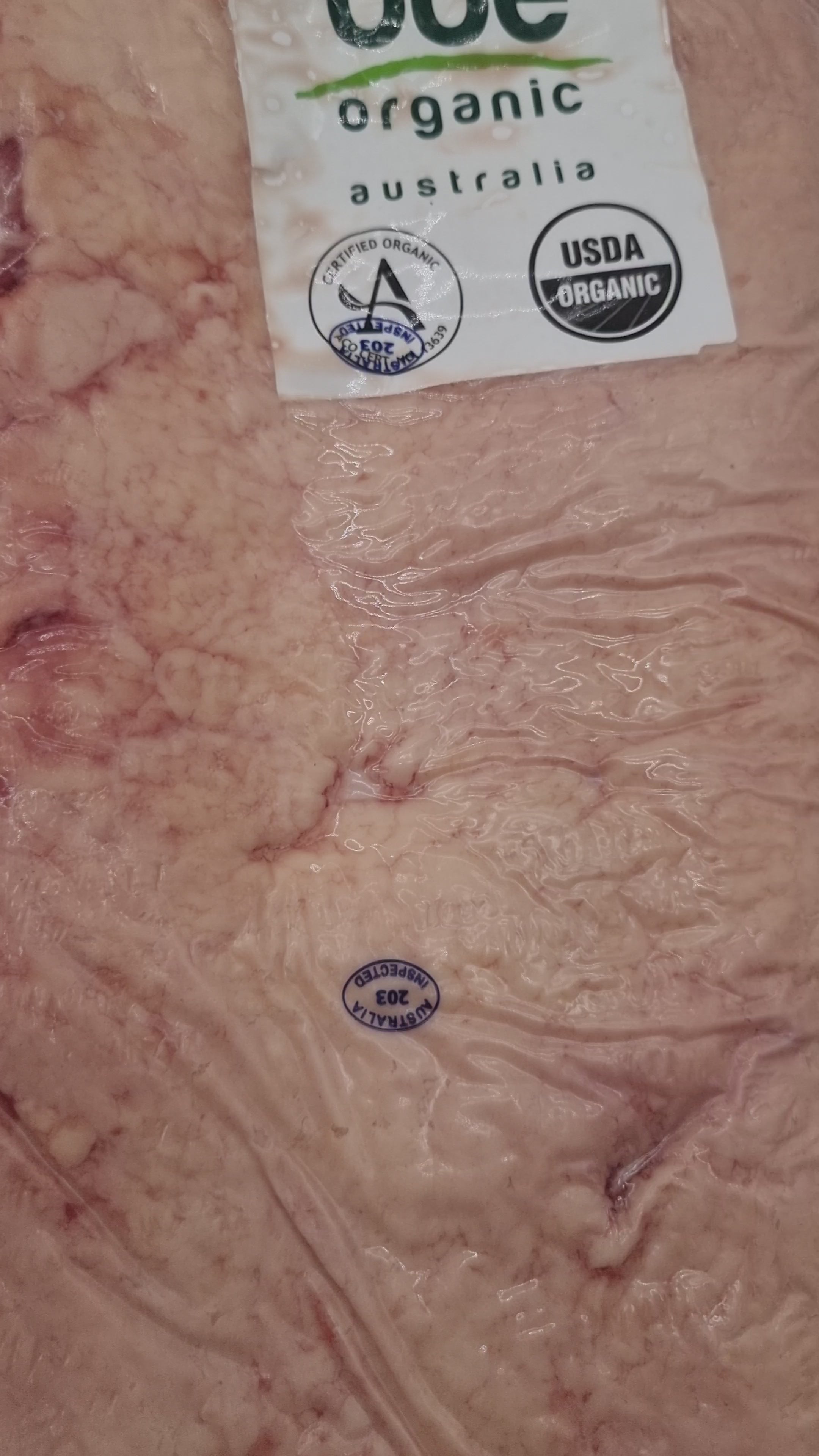 OBE Organic 100% Grass-Fed and Finished Porterhouse - $34/kg