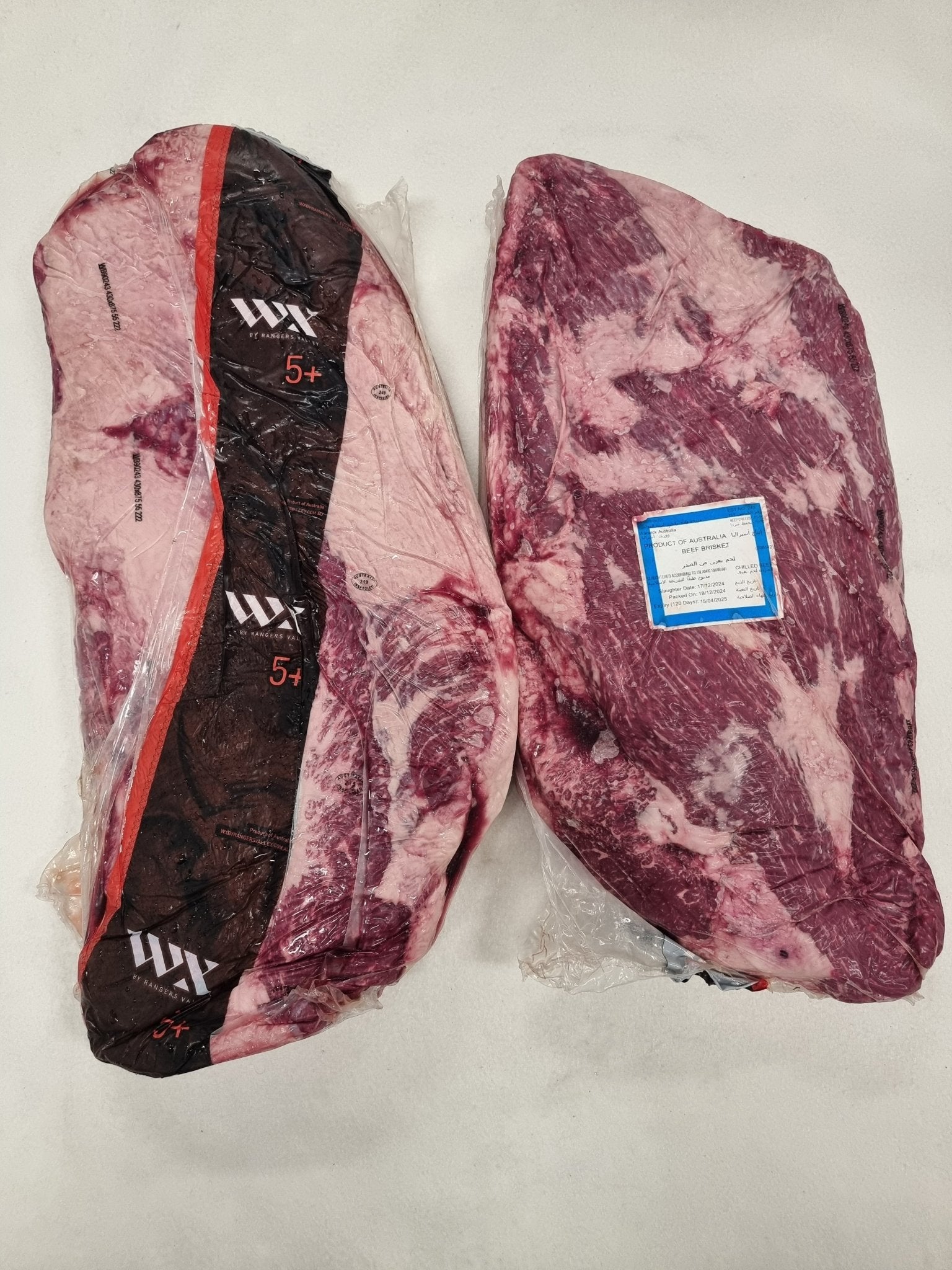 Rangers Valley WX Wagyu Brisket MB5+ $20kg - Carnivore Society