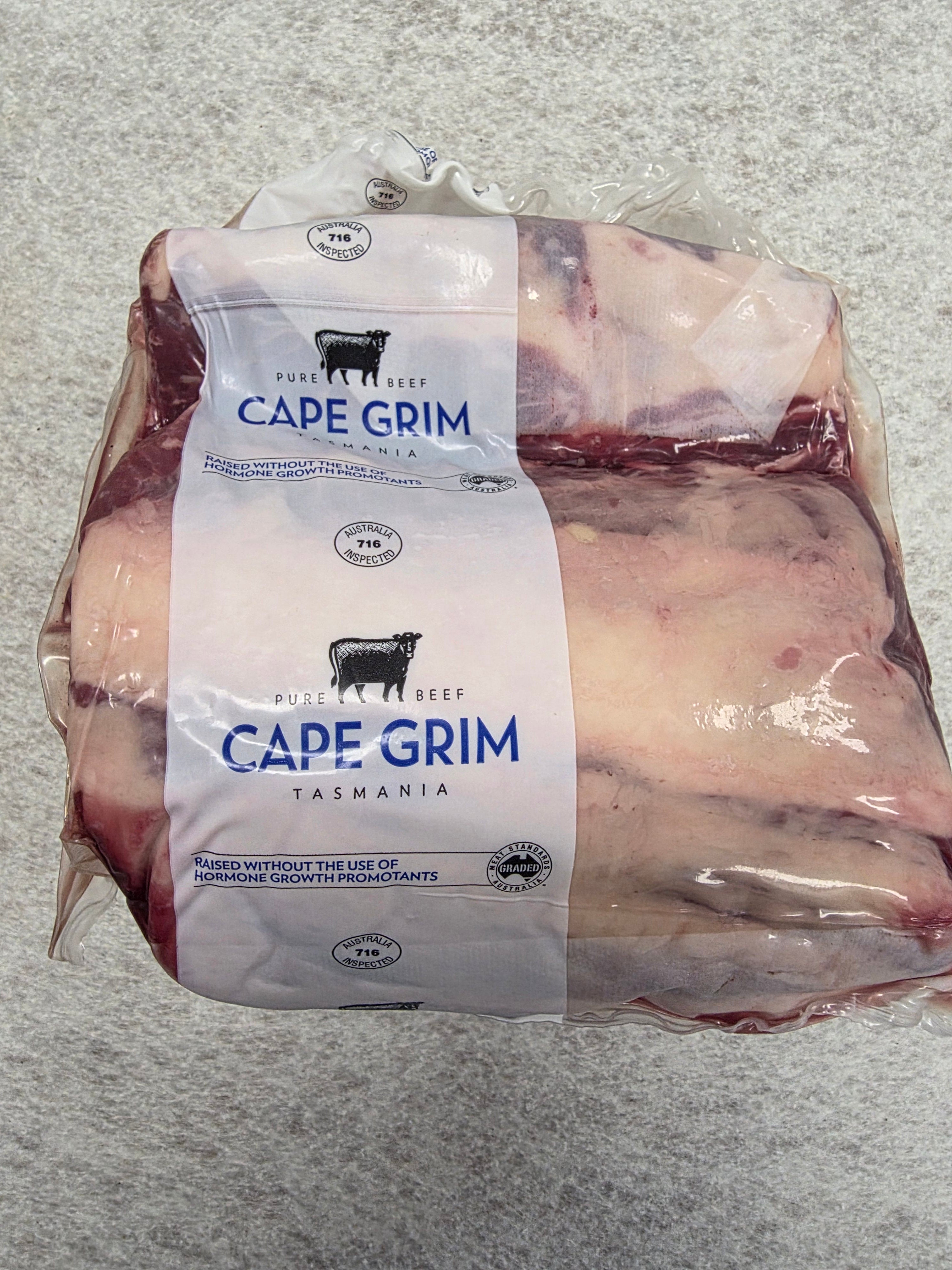 Cape Grim Rib Eye (100% Grass-Fed & Finished) $56/kg *Special*