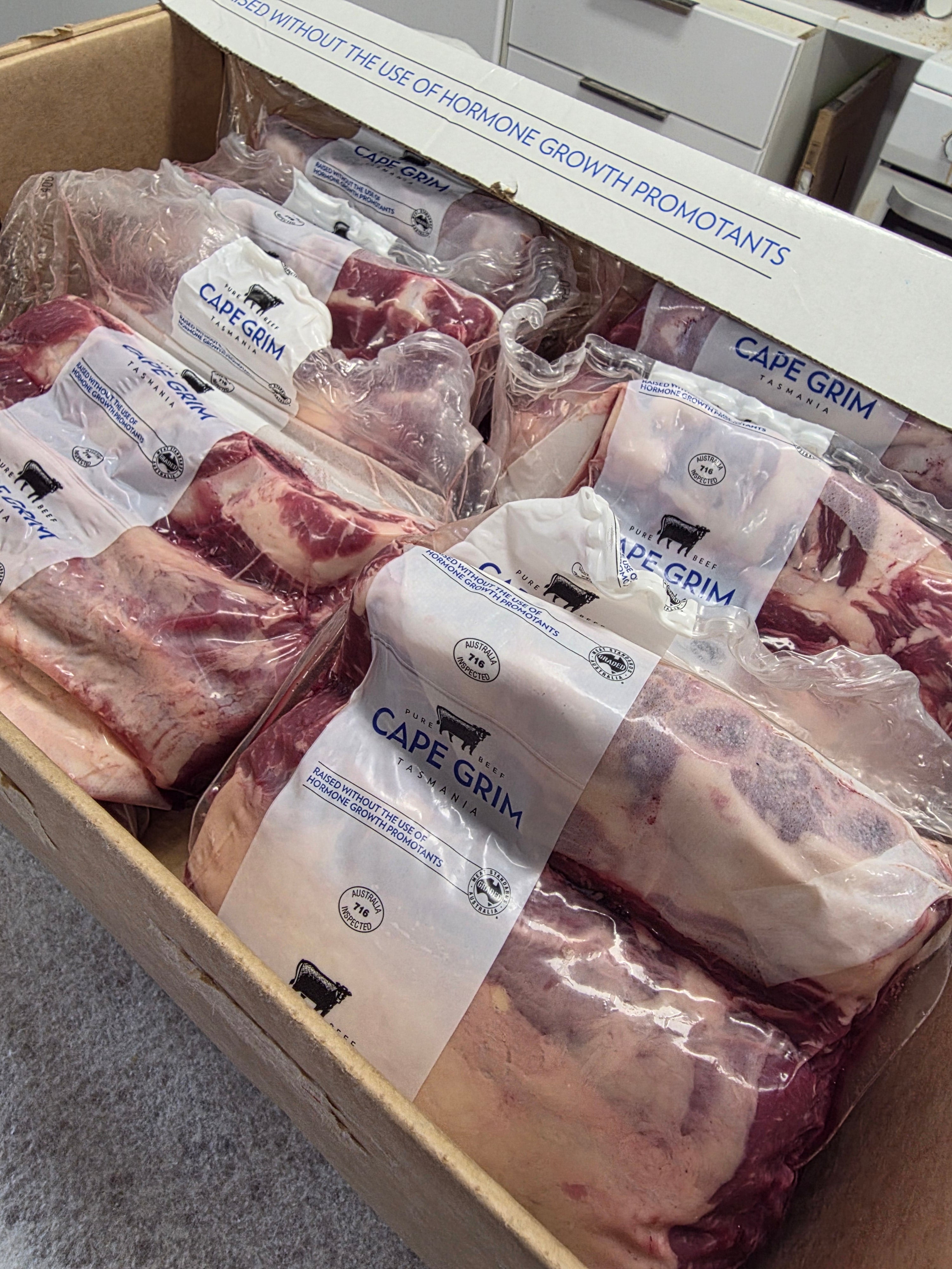 Cape Grim Rib Eye (100% Grass-Fed & Finished) $56/kg *Special*