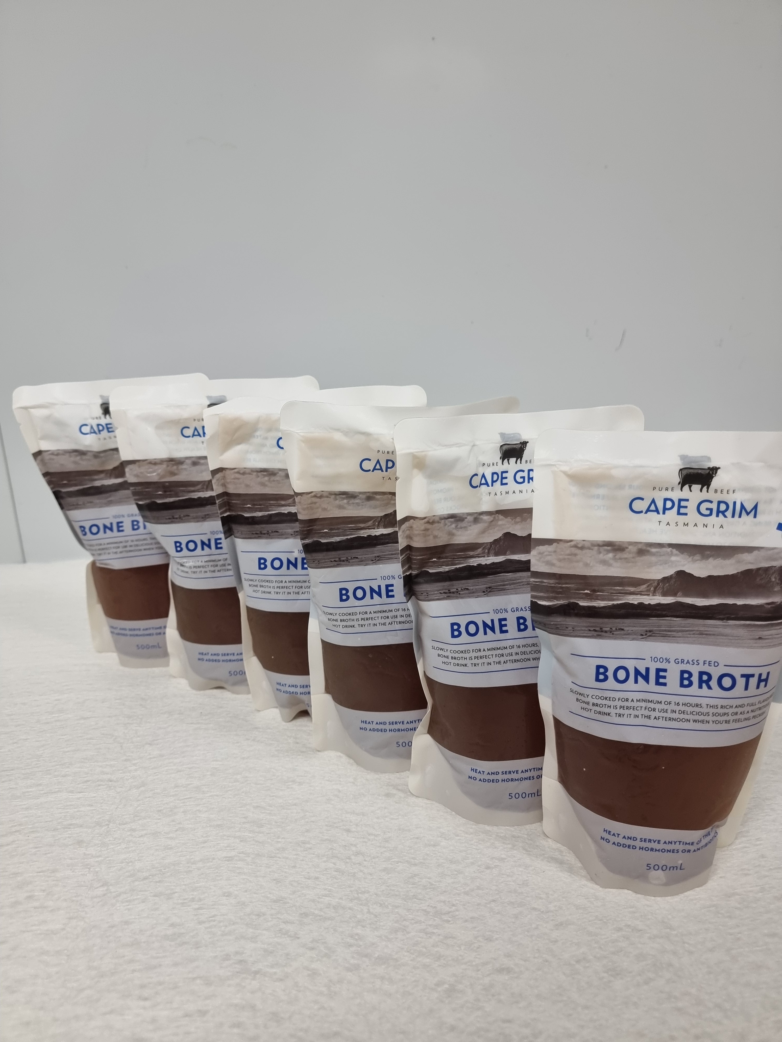 Cape Grim Bone Broth – 100% Grass-Fed & Finished, Tasmania (500mL)
