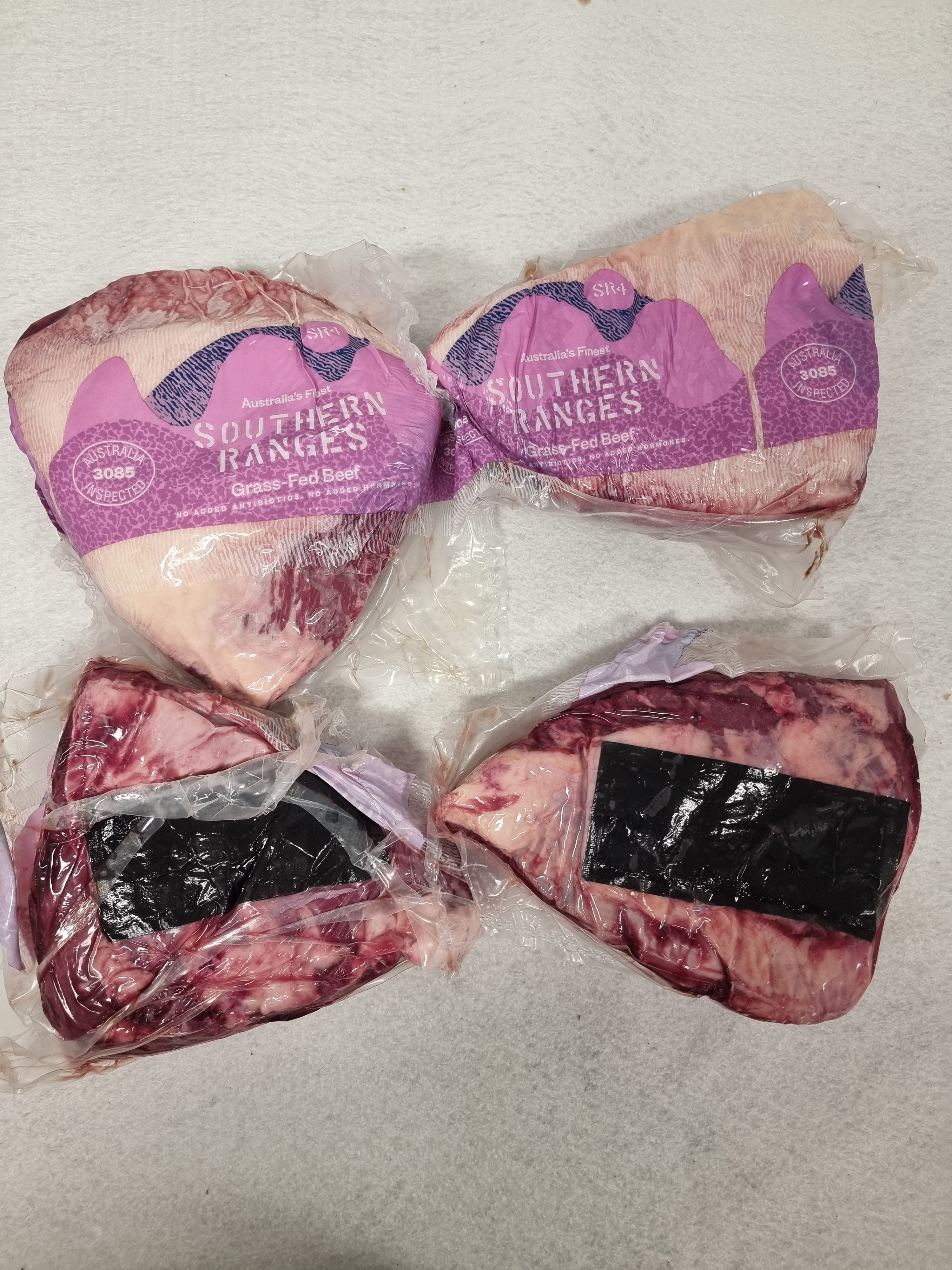 Southern Ranges Rump Cap MB4+ (100% Grass-Fed & Finished) - $37/kg